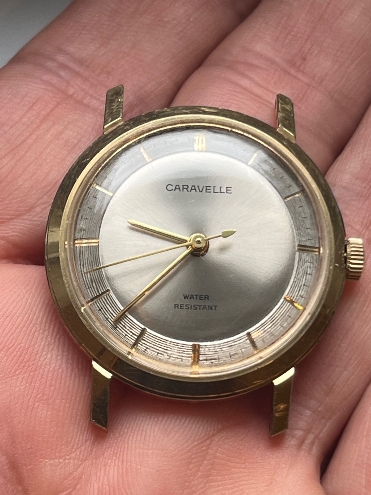 Vintage Caravelle “Polerouter” Manual Wind Gold Plated 11DO 7 Jewels Serviced