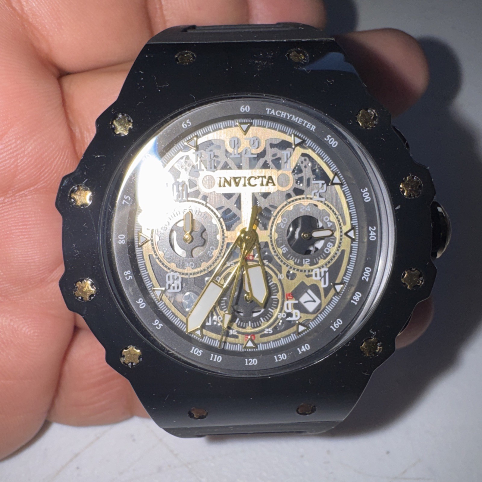 Invicta Racing Vaulthan Men’s Watch 44mm Black