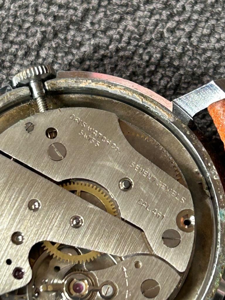VINTAGE 1960S ORIS WATCH CO MANUAL WIND SWISS 7 JEWEL CAL 461 16MM BEAUTIFUL