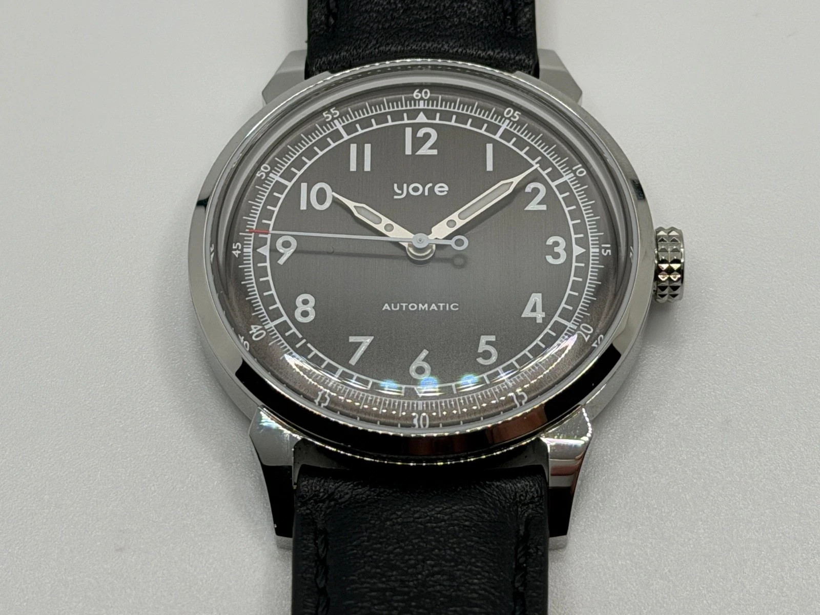 Yore GYRE-0001 Smoke Gray 38mm Watch, Miyota 9039, Full Set, Extra Strap, 2025