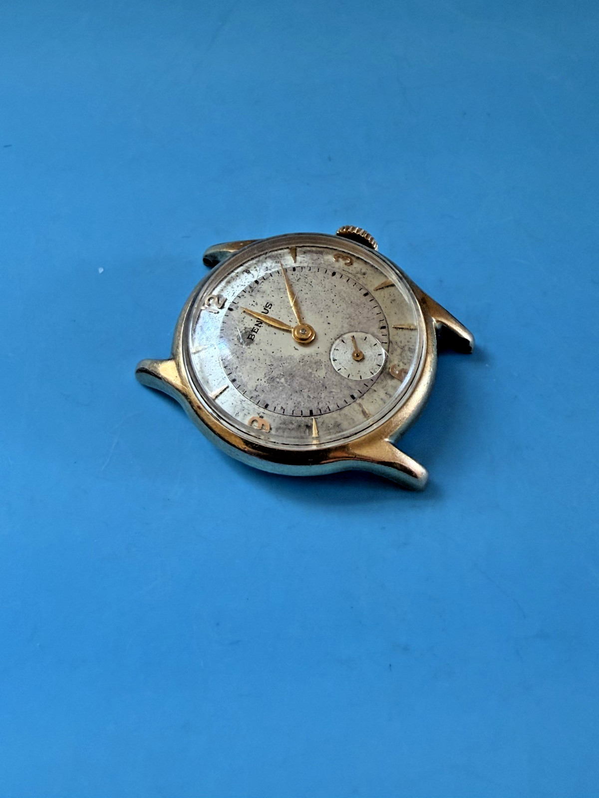 Vintage Benrus 17J BB14 Mechanical Watch Gold Filled – Running
