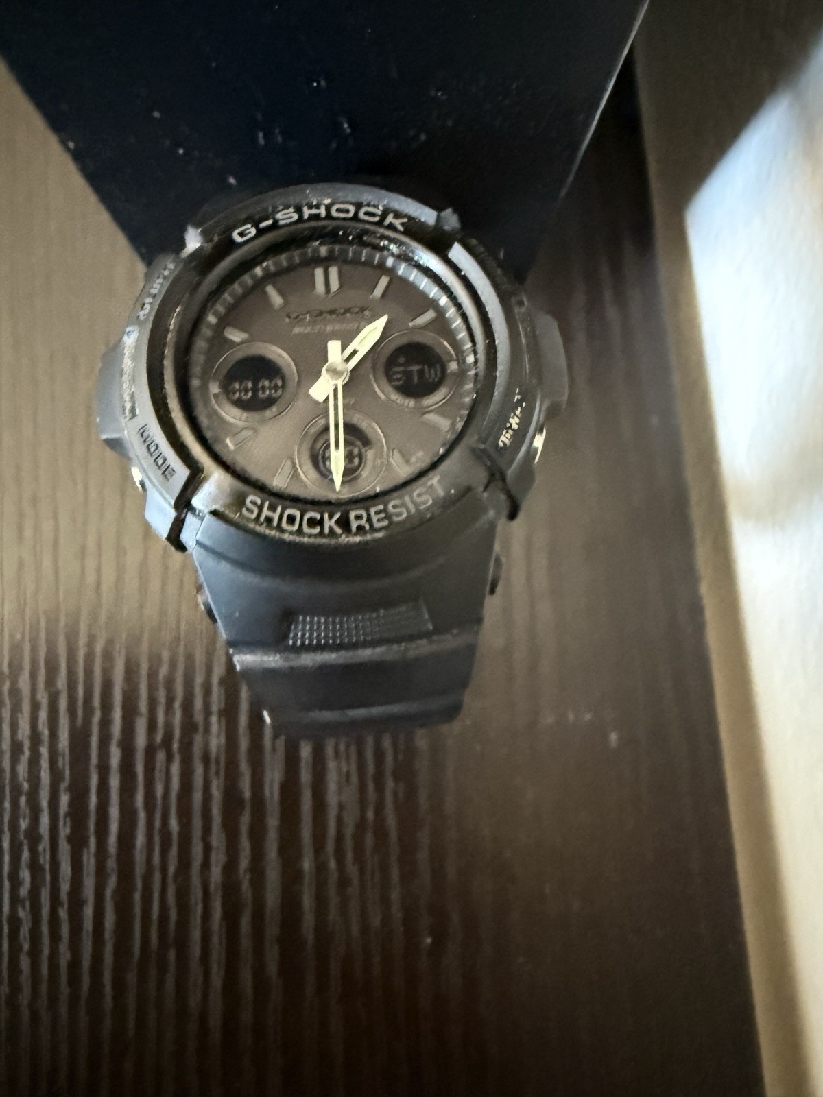 G-SHOCK G-SHOCK Analog-Digital Shock-Resistant 200m Black Resin 46mm