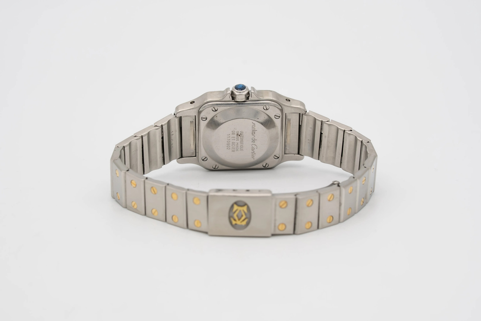 Cartier Santos Lady Two Tone 18k Gold 1170902 Automatic 24mm