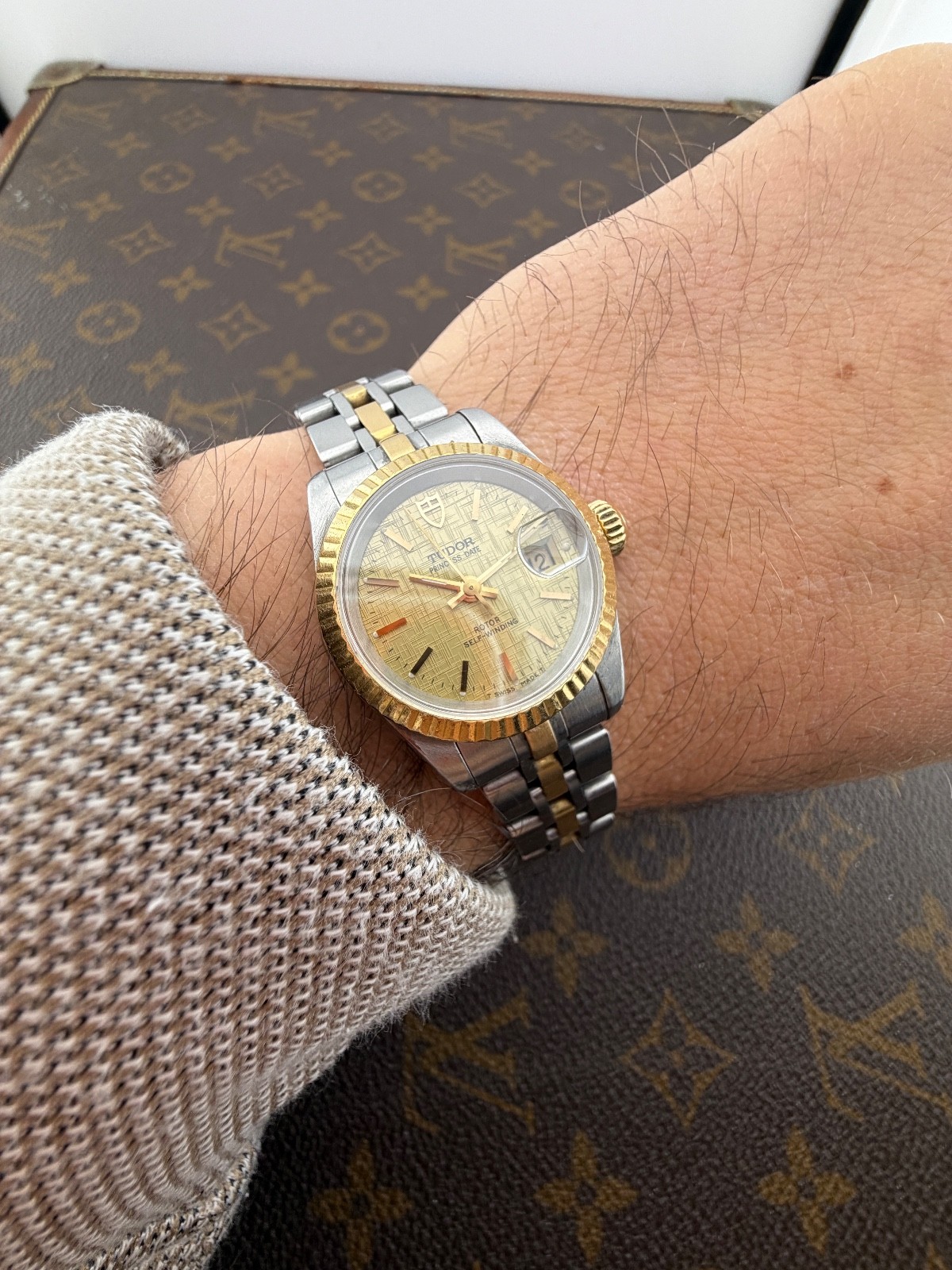 Tudor Prince Date Princess Date Tapestry Dial T Swiss T Warranty Original Lady