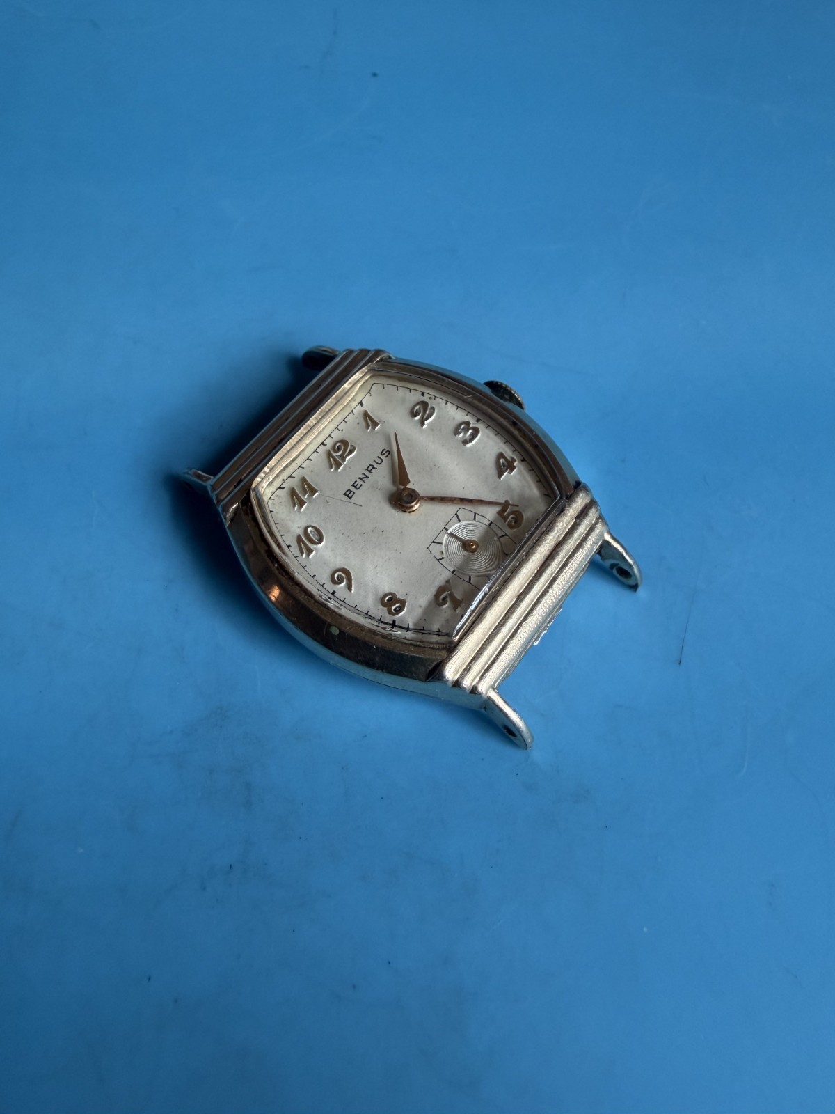 Vintage Benrus BB 13 Swiss 15J 10K GP Watch – Running – Parts Repair