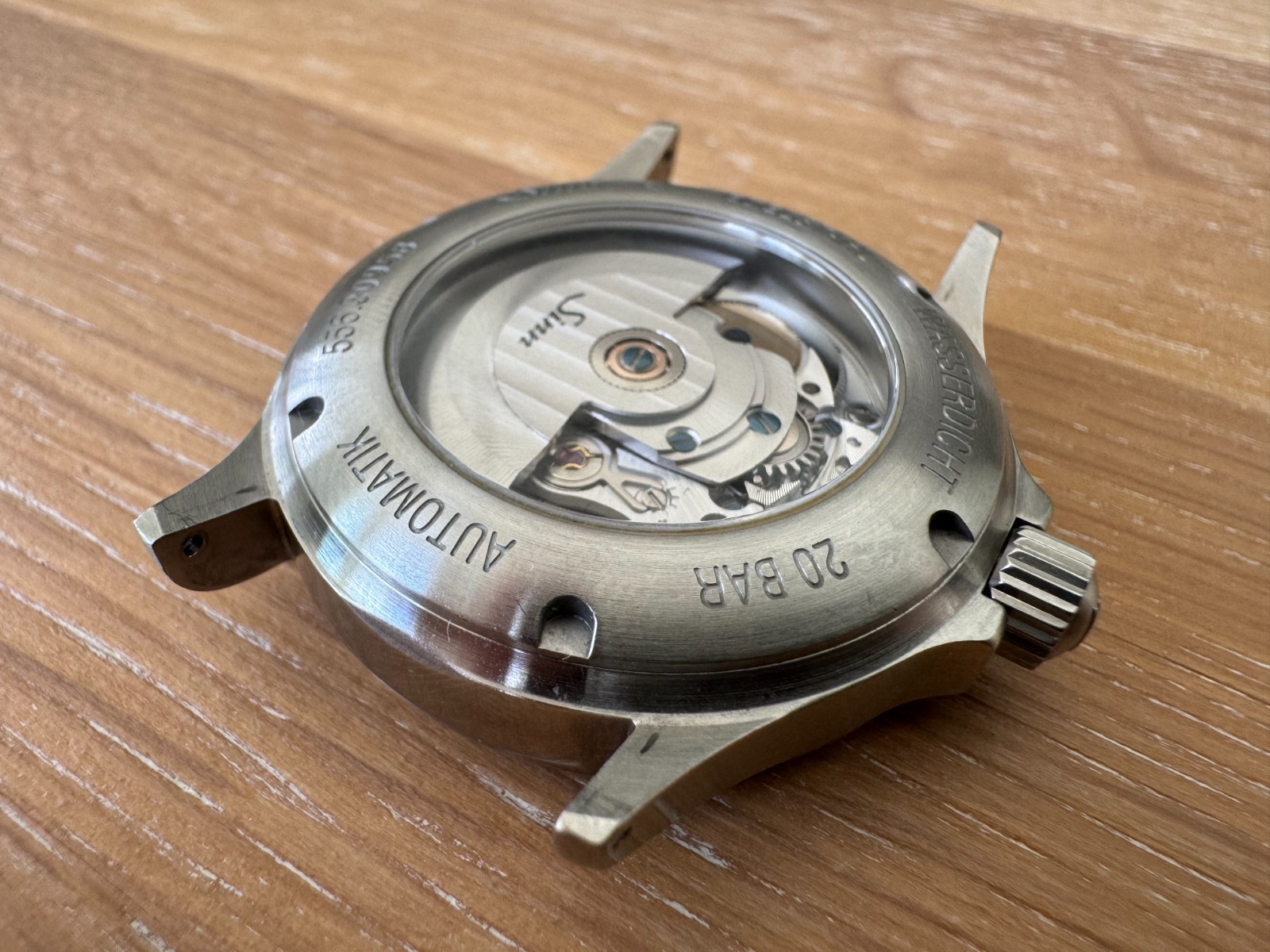 Sinn 556i H-Link Bracelet Automatic Watch – Box and Papers – Extra Sinn Strap