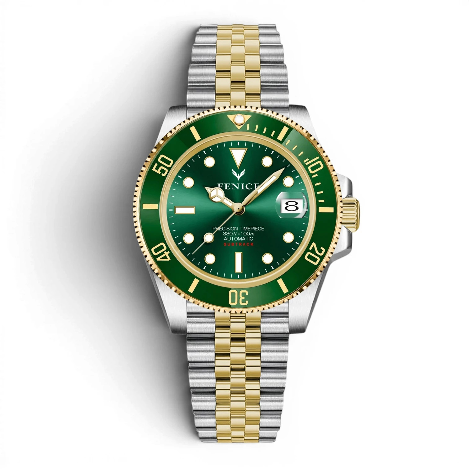 Phoenix Subtrack Imperium Green 10ATM Automatic Watch with Miyota Movement