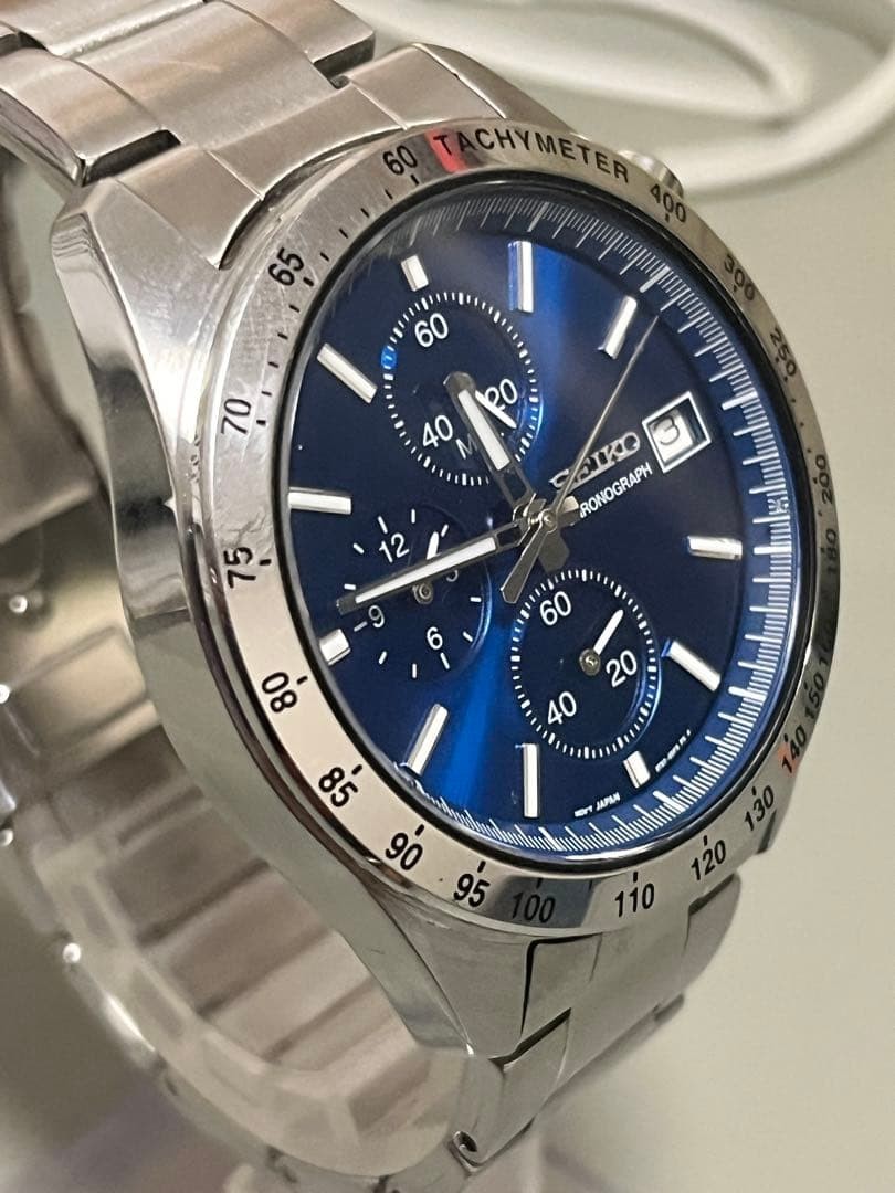 SEIKO 10 ATM Water Resistant Chronograph Quartz Watch