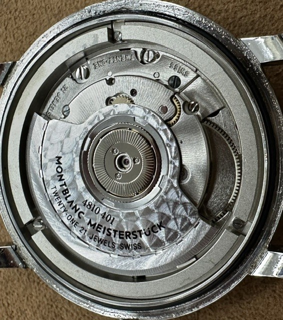 [N MINT] MONTBLANC MEISTERSTUCK 7042 Automatic Date 21J Roman Men’s Swiss Watch