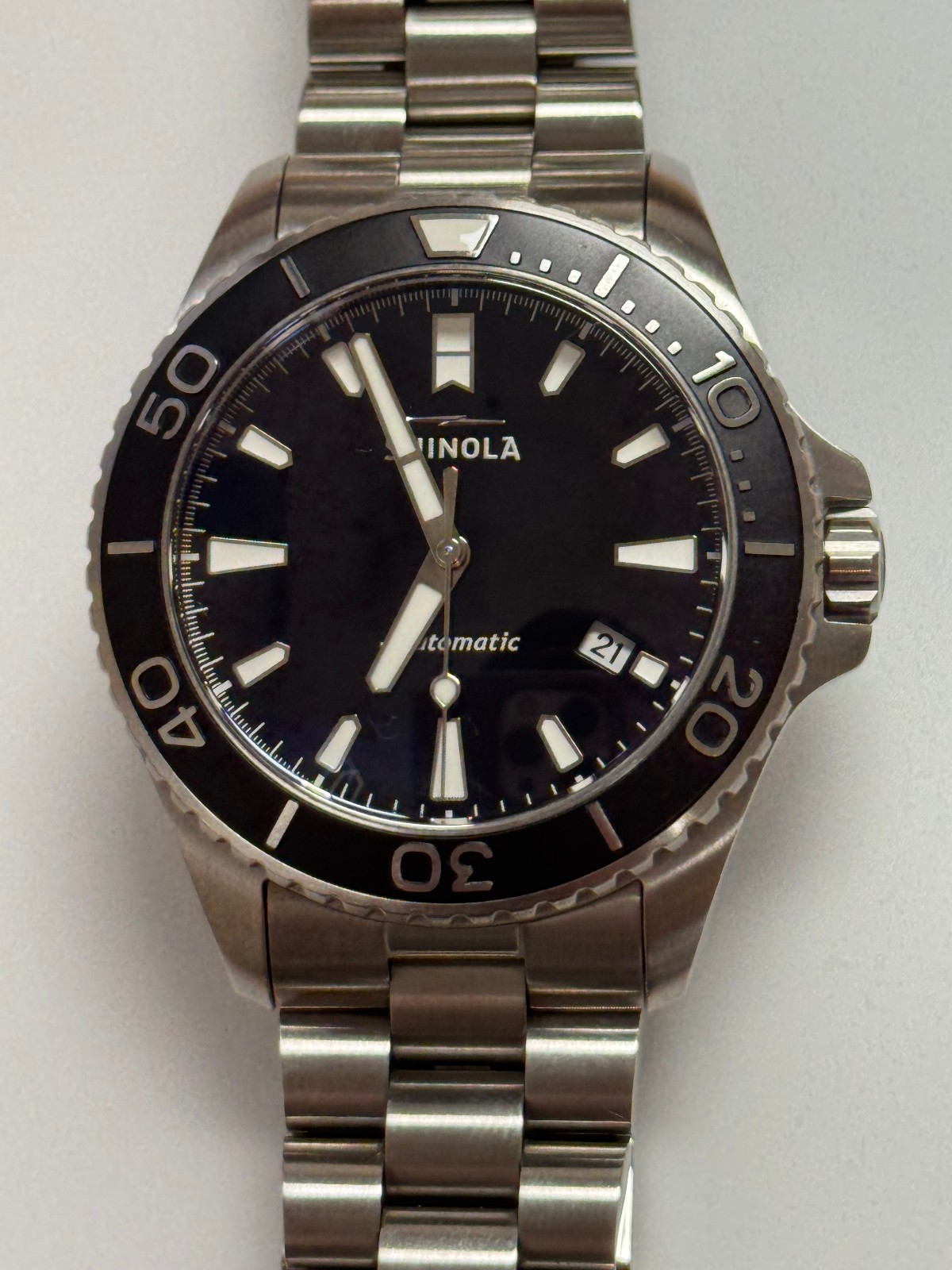 Shinola Watch Lake Superior Monster Automatic 43mm GREAT USED CONDITION