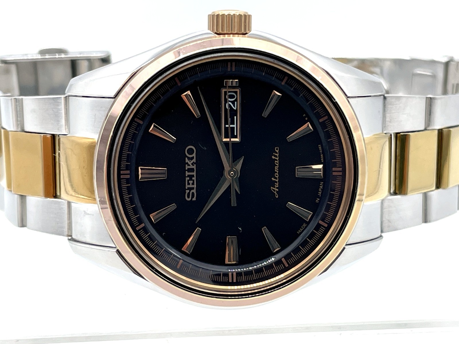 Near MINT SEIKO PRESAGE Automatic Watch Dark brown Dial 24Jewels 4R36-03H0 Boxed