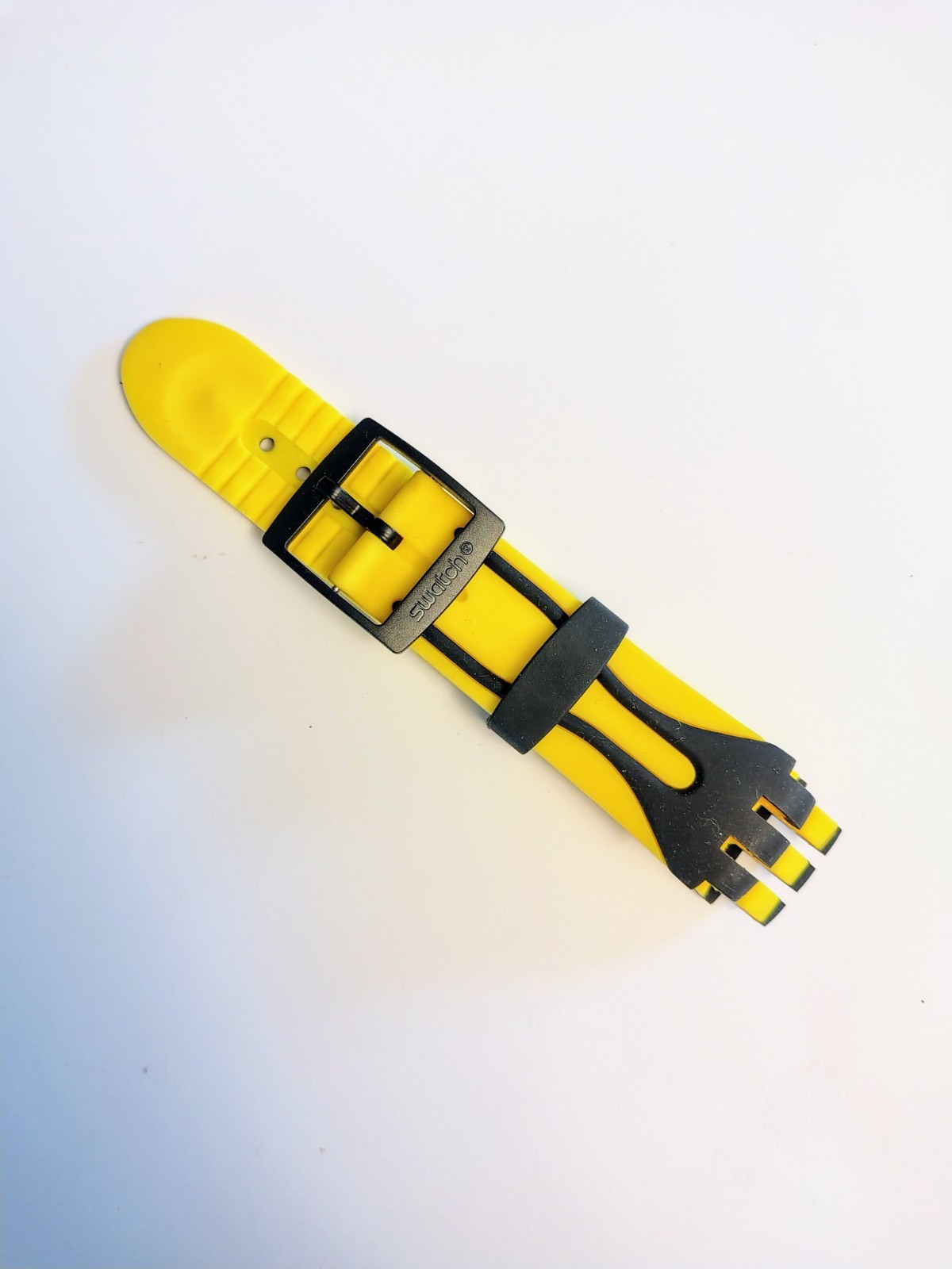 Swatch Watch Strap Fun Scuba SUGB101 Bowtie Yellow Underwater Wristwatch