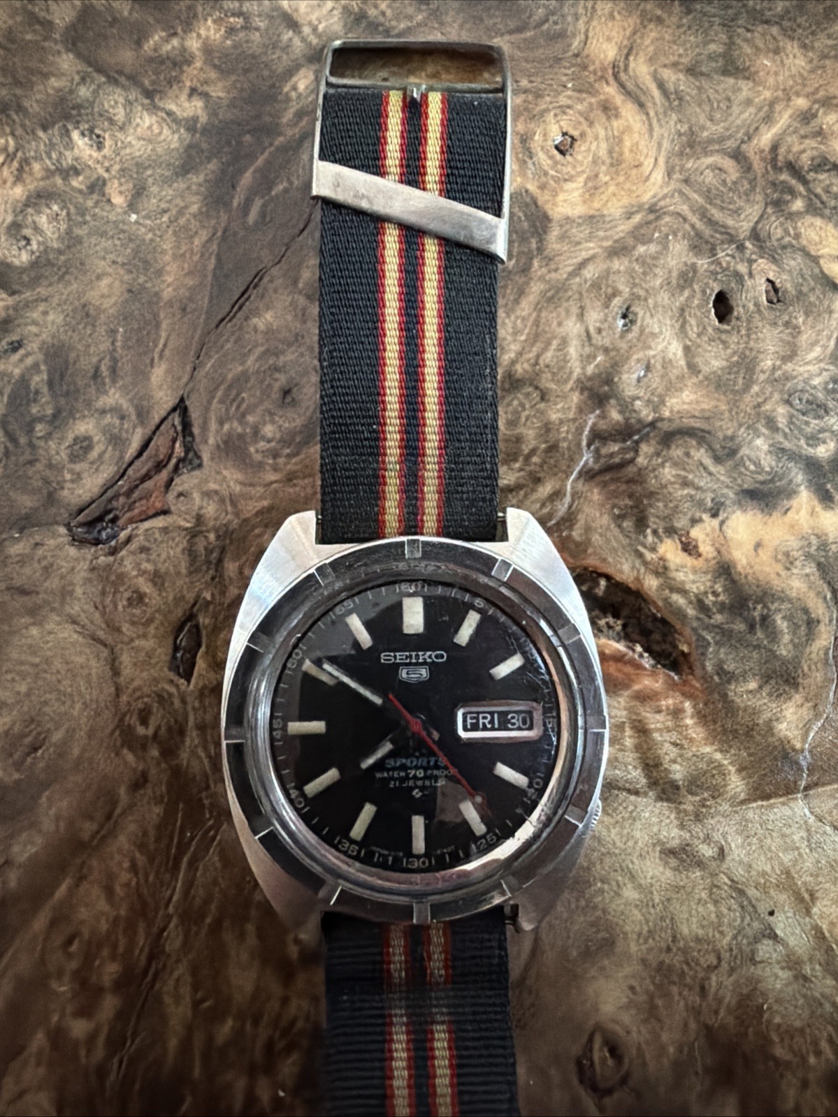 Seiko 5 Sports Ref.6119 8140 Made in 1968 From Japan