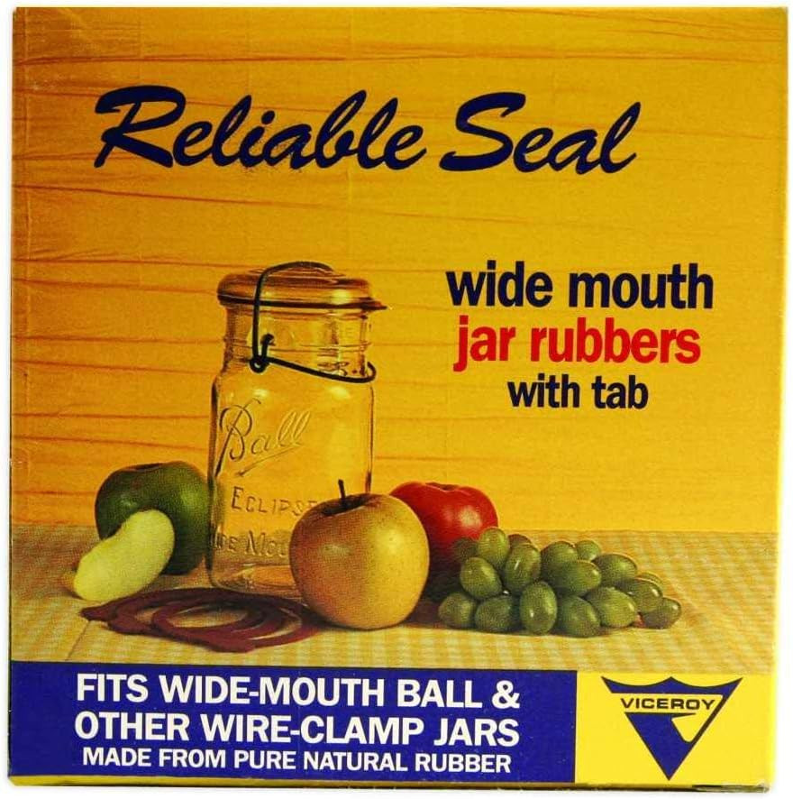 Rubber & Plastics Rubber Rings for Wide Mouth Canning Jar, 12-Pk.