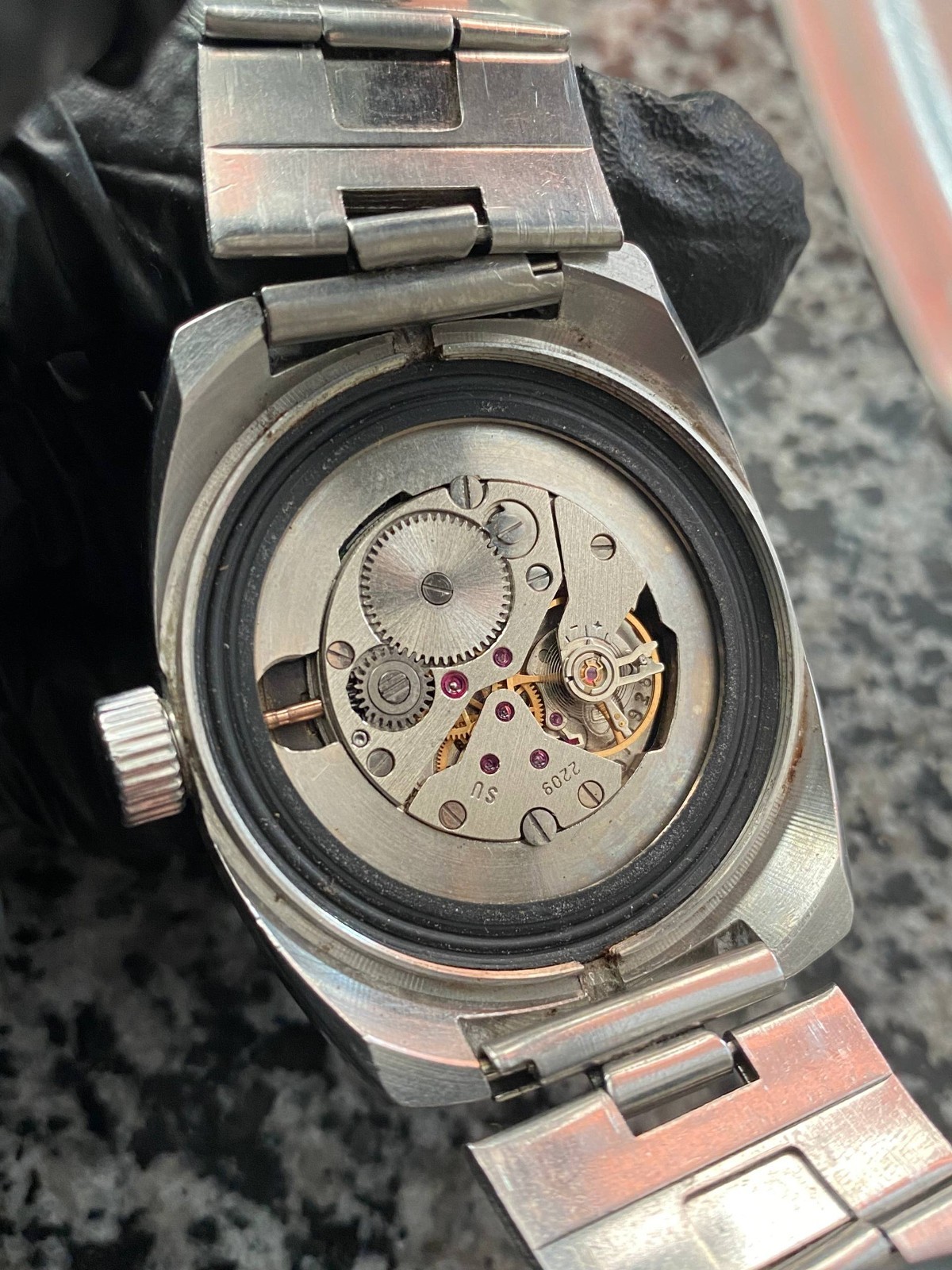 Vintage Vostok Amphibia 200m Vintage Watch Soviet USSR Mechanical Wristwach Rare