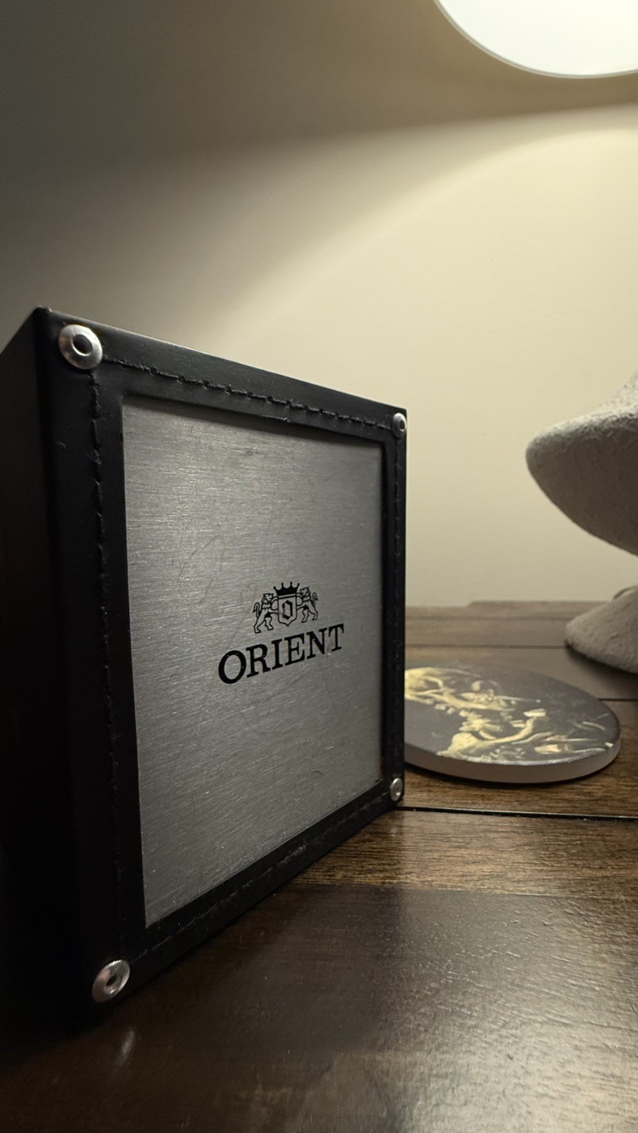 Orient President Automatic Day-Date Black Dial Stainless Steel Gents Watch