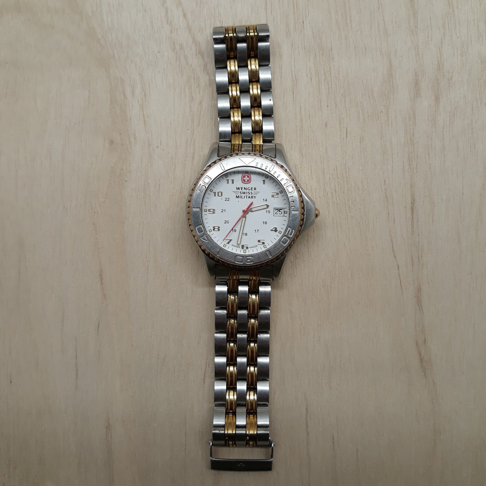 Wenger Swiss Military Wrist Watch – 79082 – Two Tone – Unknown Vintage