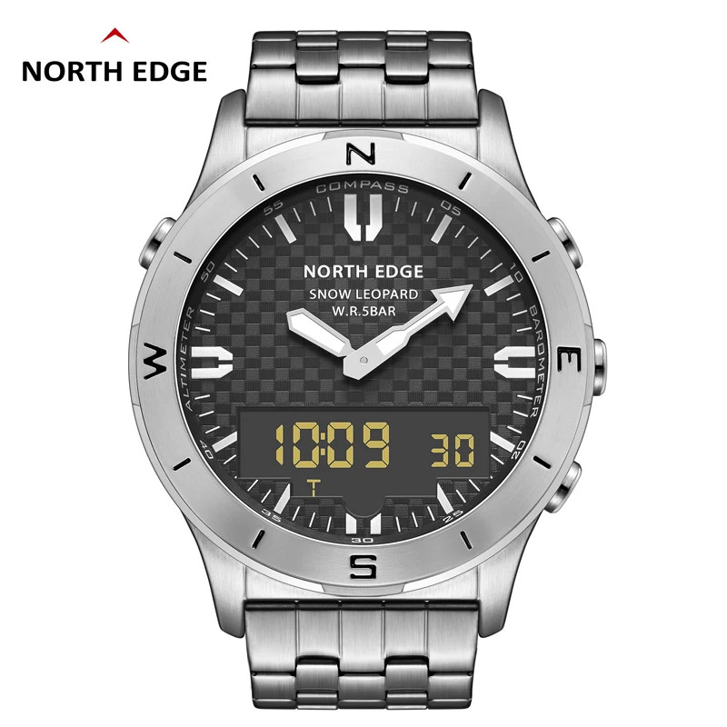 NORTH EDGE Men s Sports Digital Watch Waterproof 50M Altimeter Barometer Compass