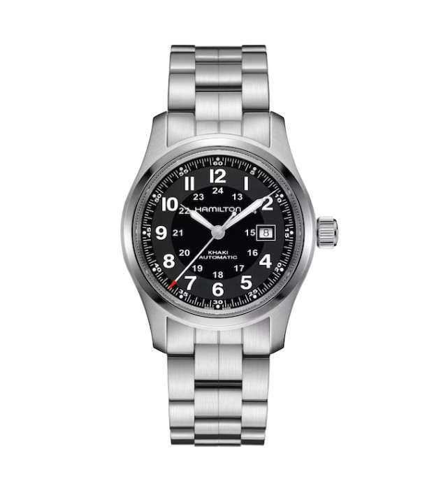 Hamilton Khaki Field Automatic Black Dial Silver Men’s Watch H70515137