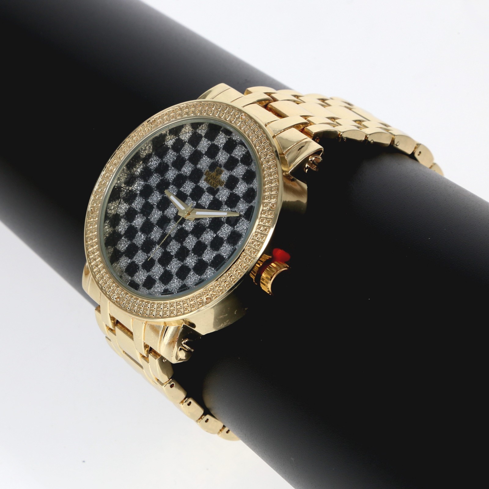 GP Men’s Real Genuine Diamond Metal Band Diamond Maxx Watch