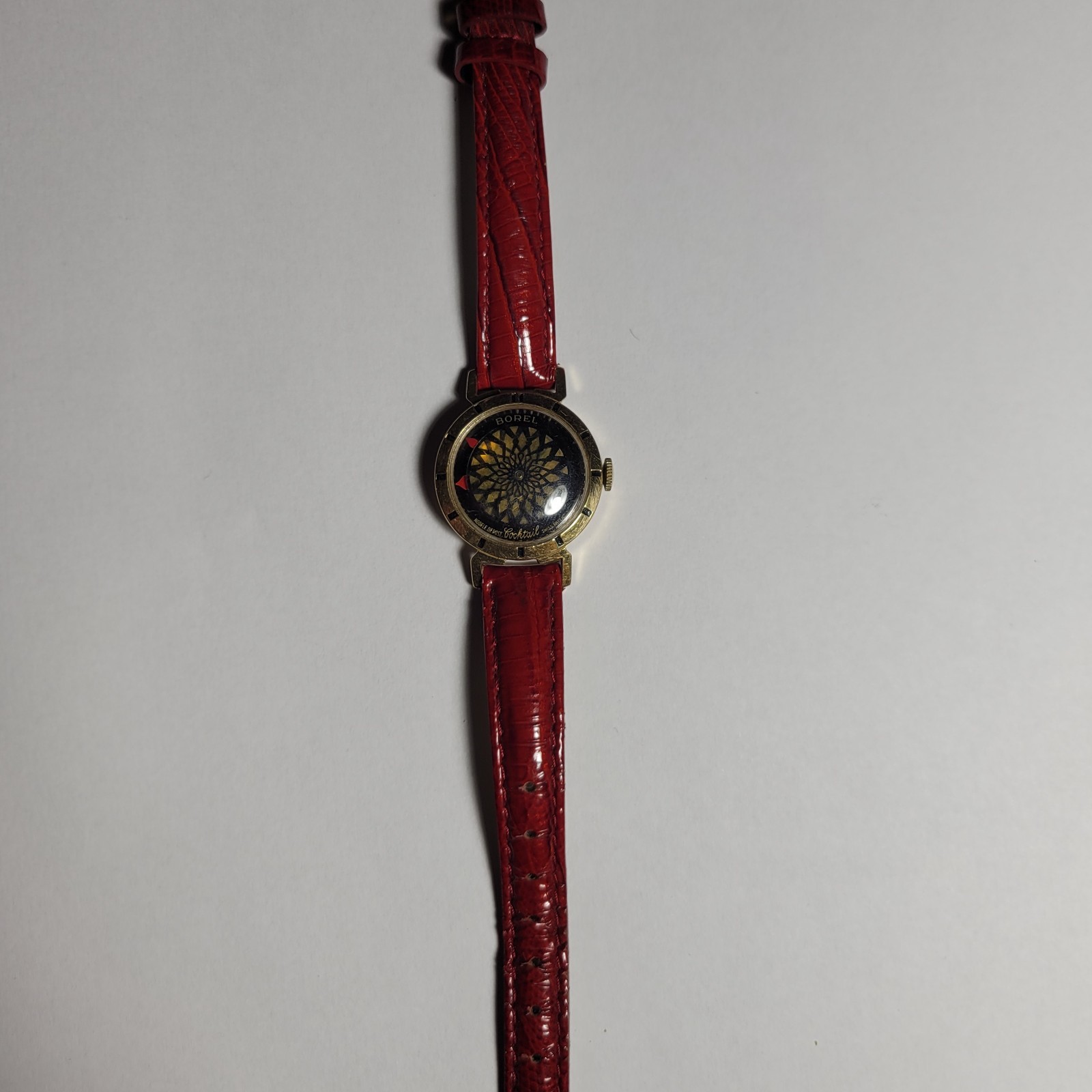 Vintage Ernest Borel Ladies Cocktail Kaleidoscope Wristwatch Works