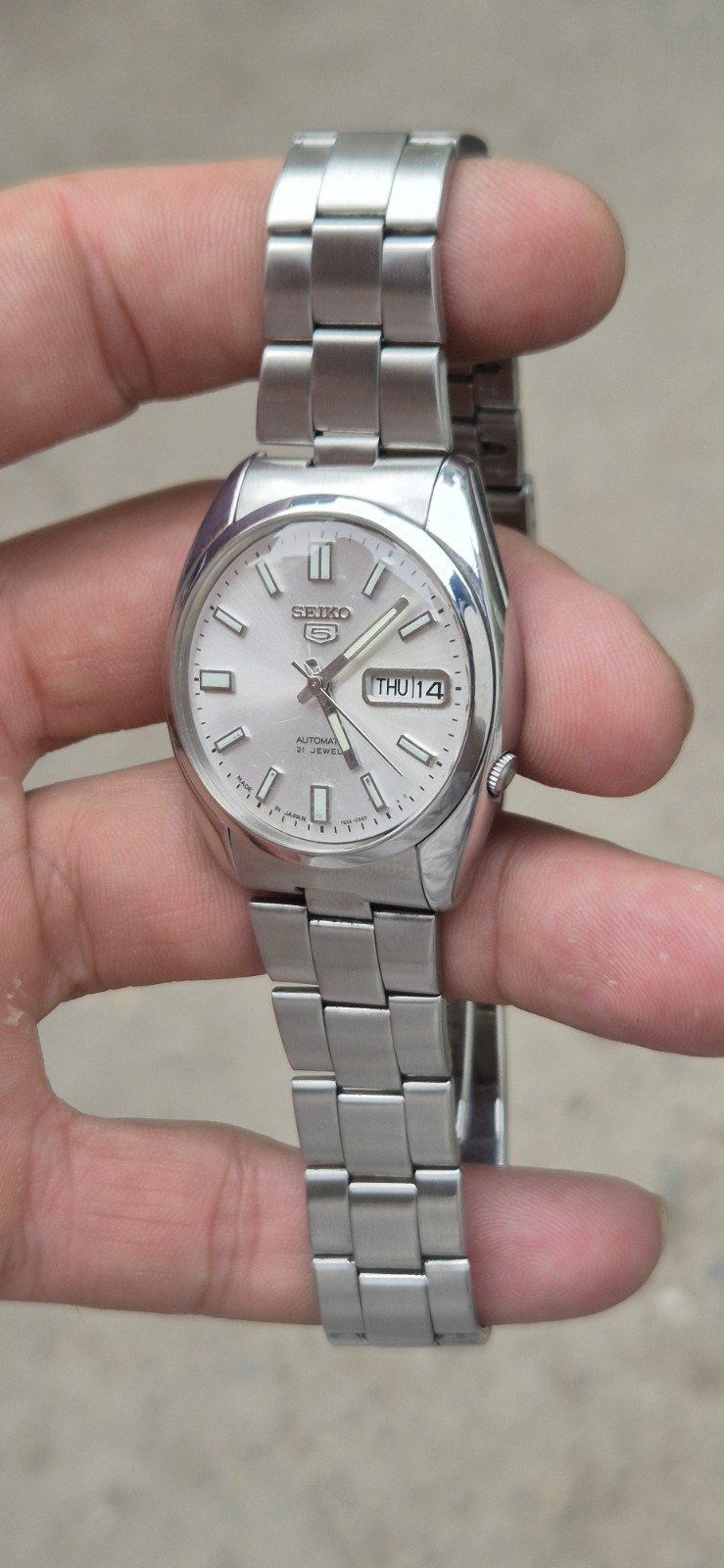 Seiko 5 Automatic Glass Back