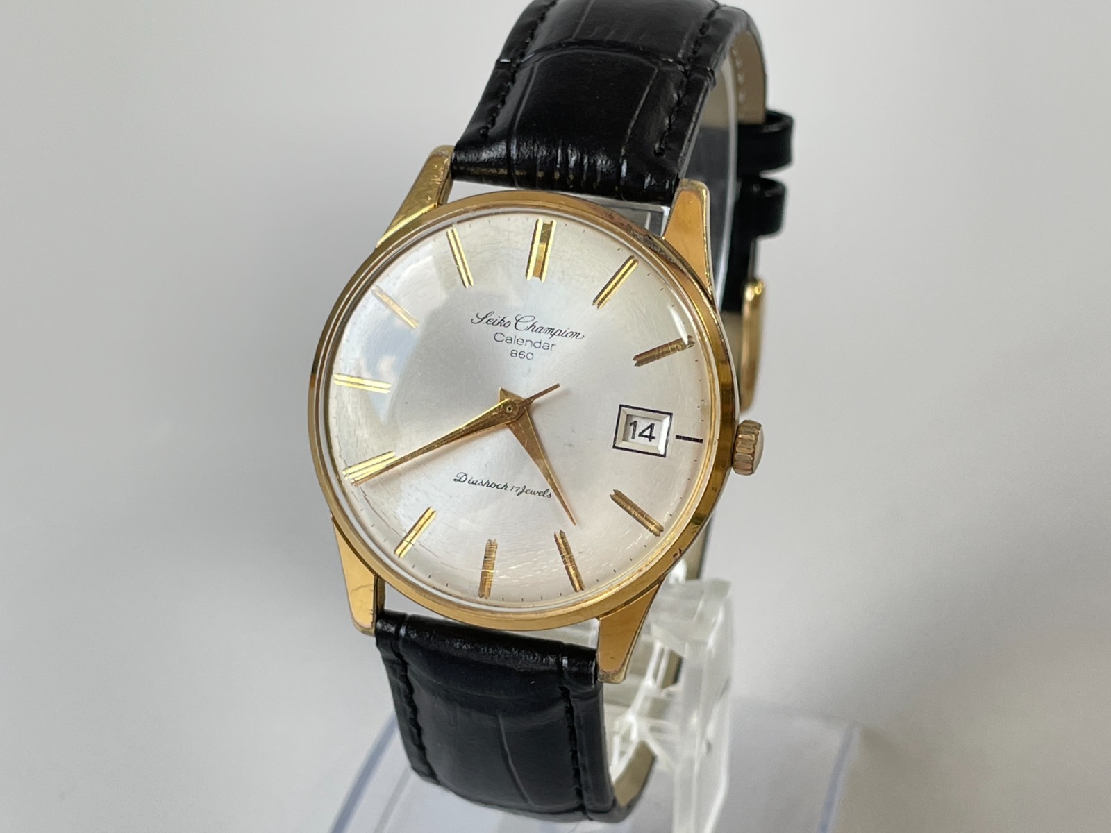 SEIKO Champion 860 J15017 17J [US Stock] Vintage Hand-winding Mens Watch *Exc+4