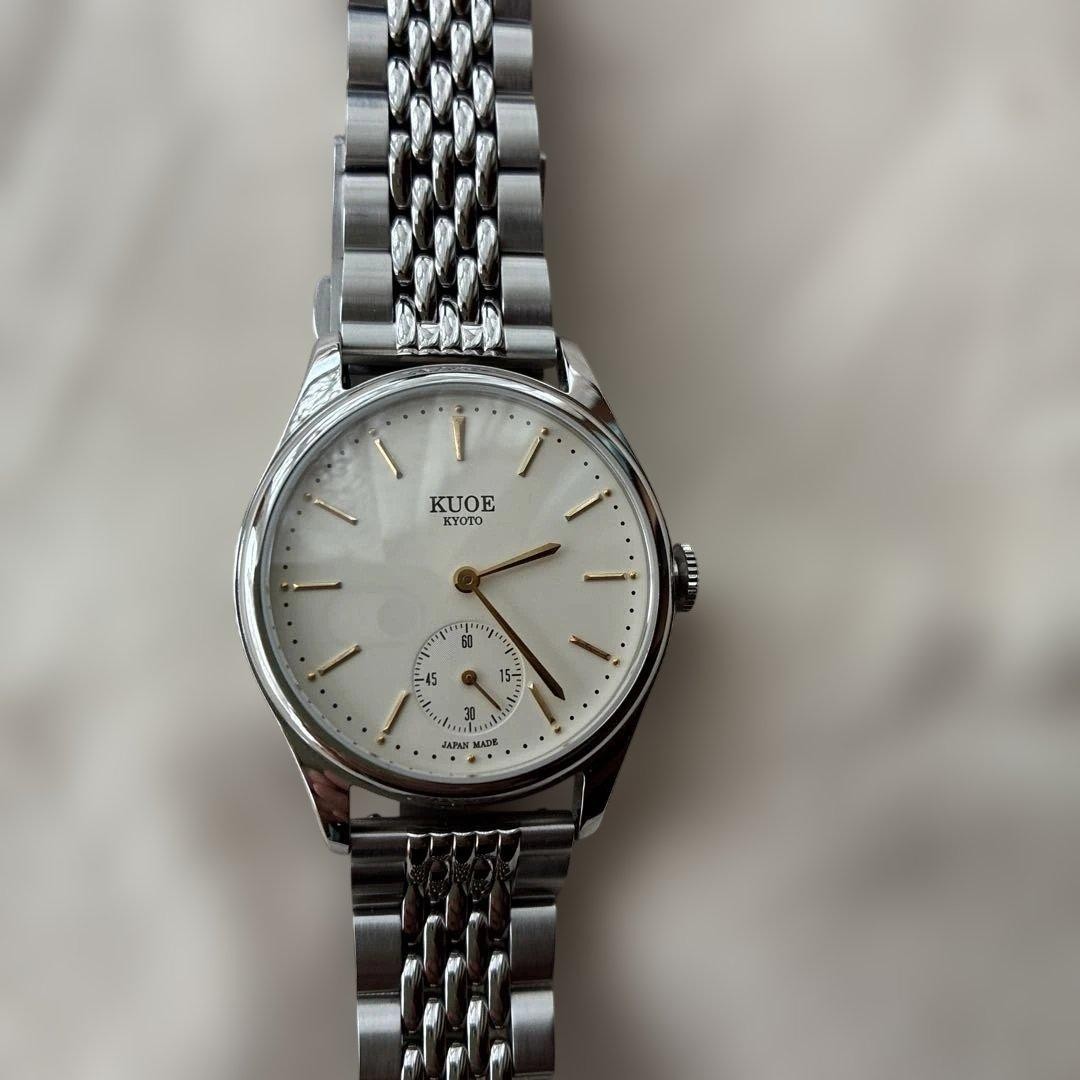 KUOE Kyoto Old Smith 90-001 Quartz Watch Stainless Steel 316L From Japan