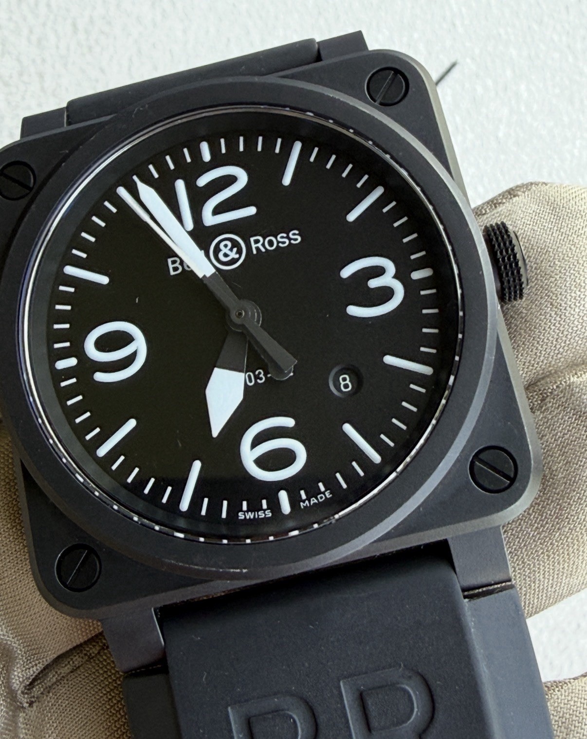 Bell & Ross BR0392-BL-CE Men’s Matte Black Watch