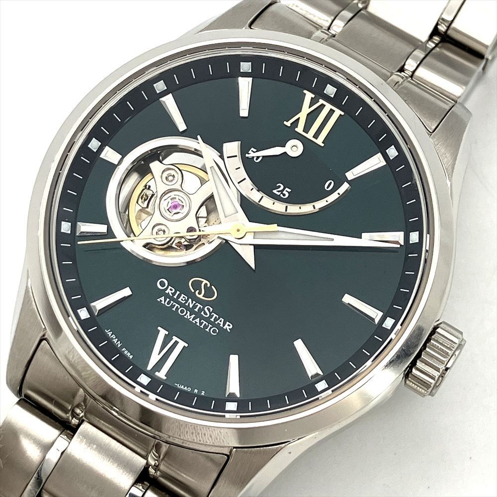 ORIENT F6R4 UAA0 Orient Star Contemporary Semi Skeleton Watch Green Dial Men s U