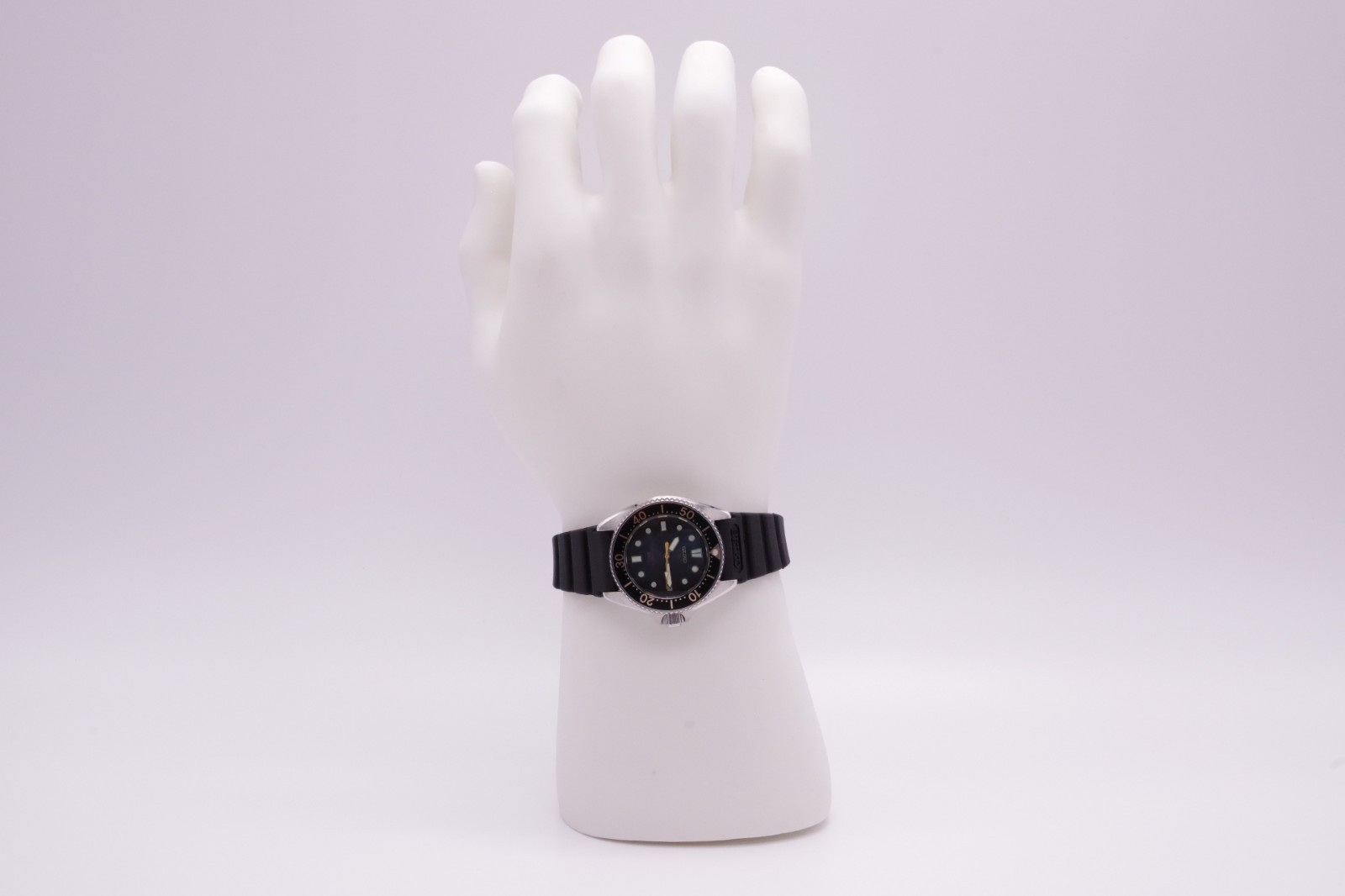 🎦Vintage 1988 [Exc+5] SEIKO 2A22-0170 Diver Black Qz 33mm Unisex Watch JAPAN