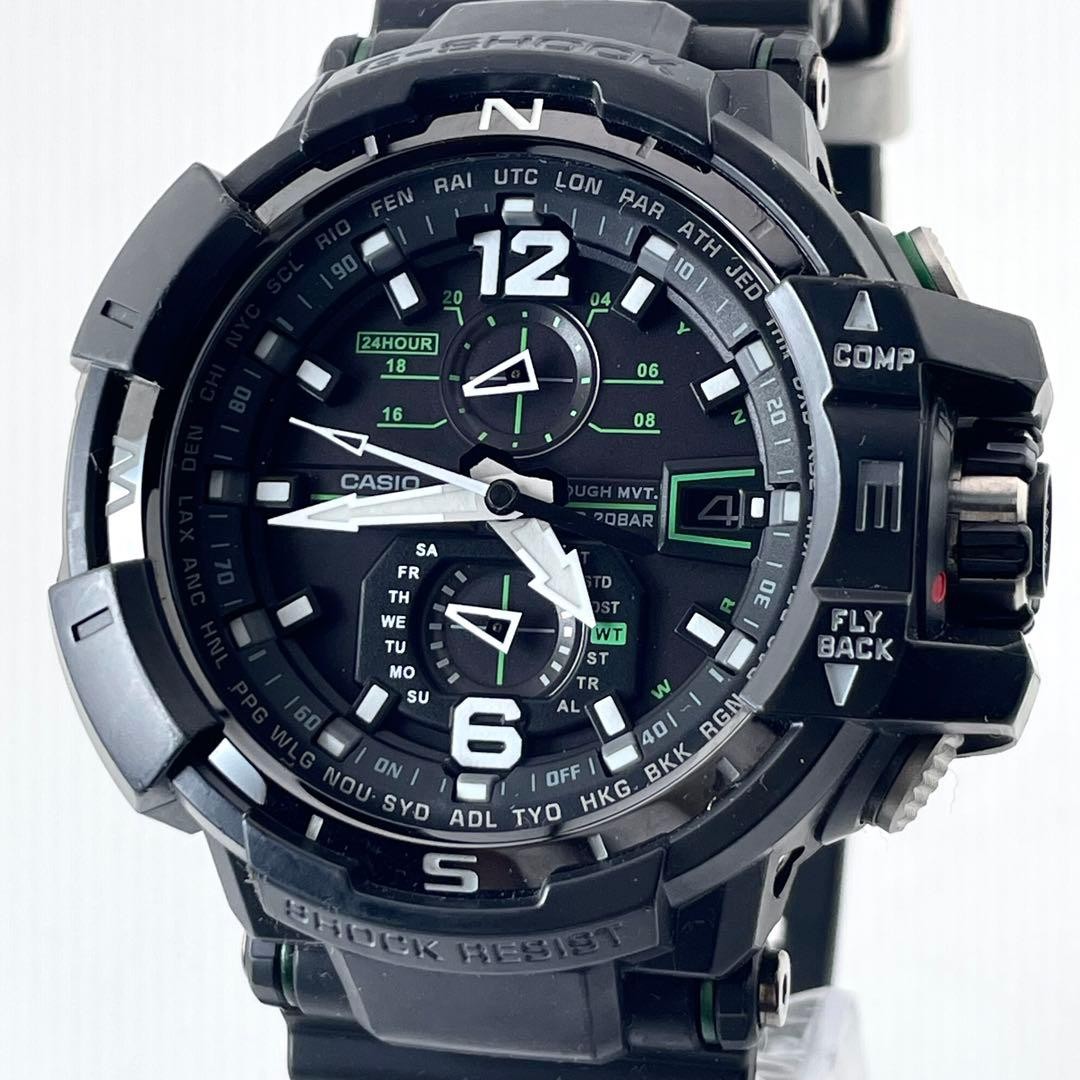 Casio G-Shock Sky Cockpit Solar Watch GW-A1100 Black from Japan