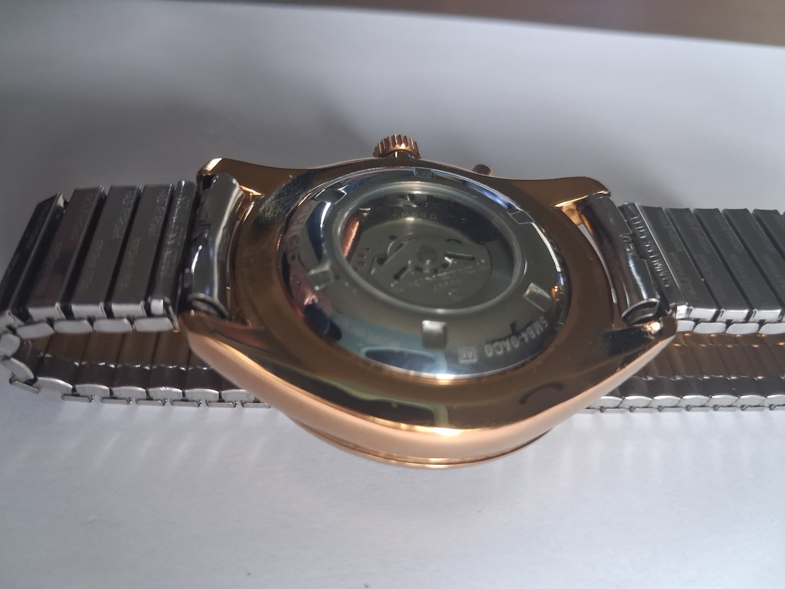 Seiko Neo Classic Kinetic 5M84-0AC0 – Rose Gold / Black Dial – Fully Tested