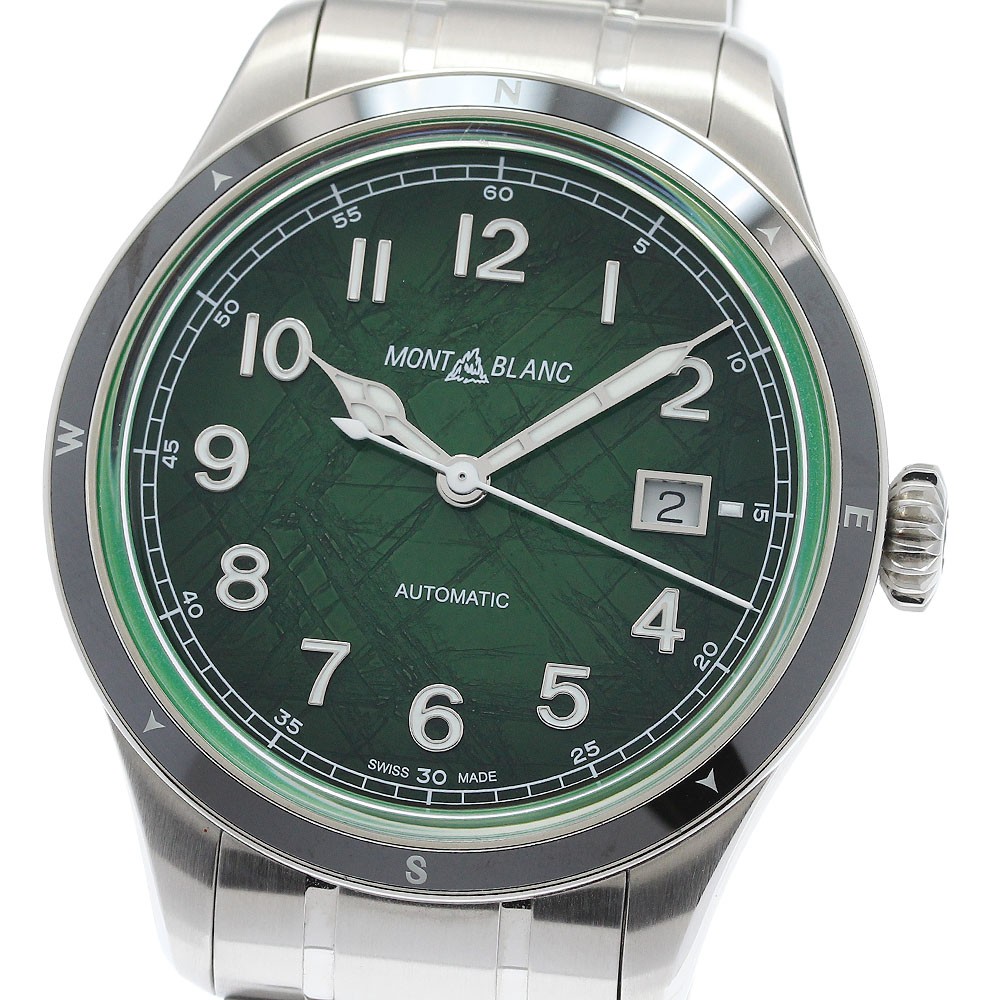 MONTBLANC 1858 Automatic Date Zero Oxygen MB133269 green Dial Men’s Watch_965734
