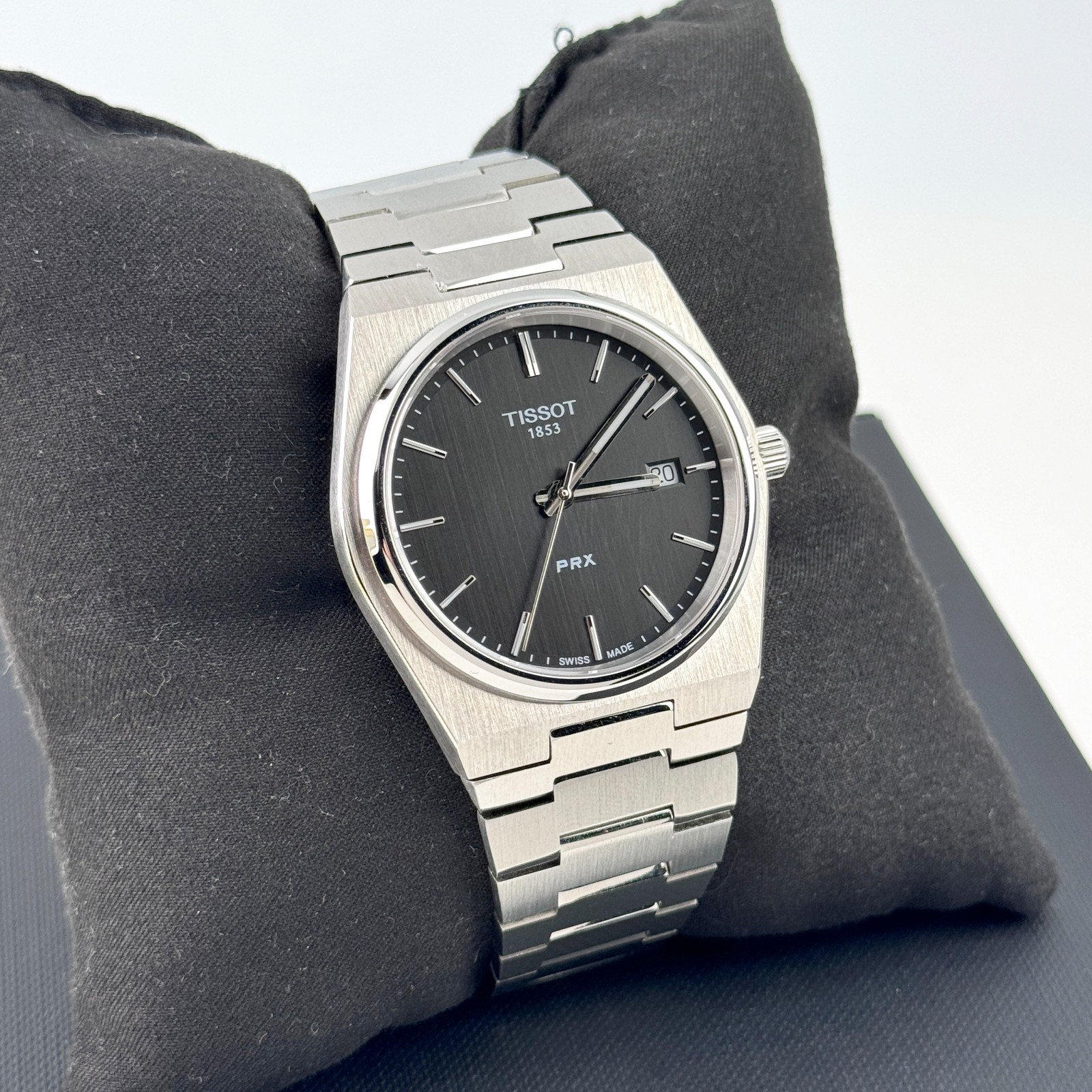 Tissot PRX 40mm Black Dial Quartz Stainless Steel Men’s Watch T137.410.11.051.00