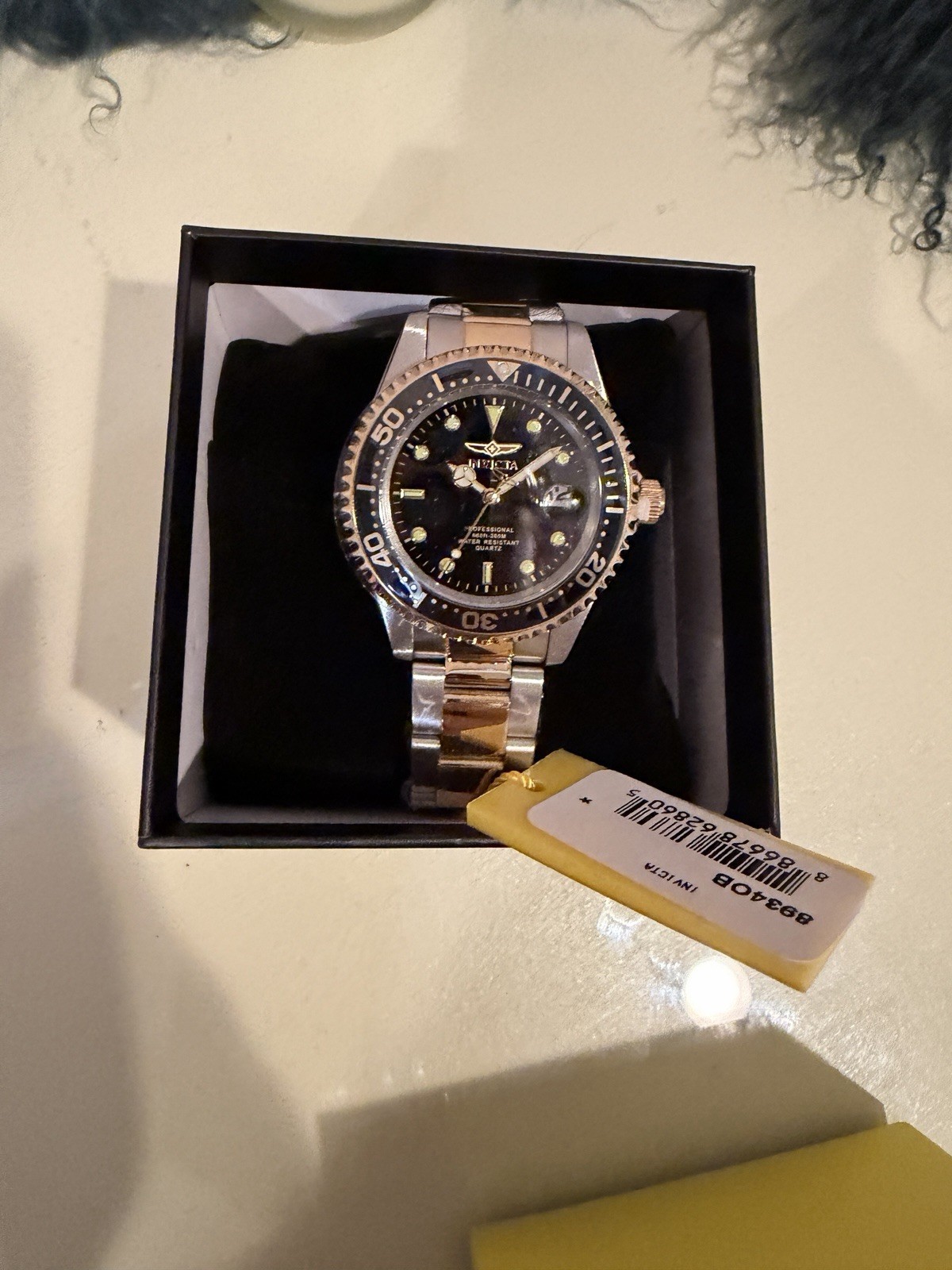Invicta Pro Diver Quartz Black Two Tone Men’s Watch 8934OB New In Box