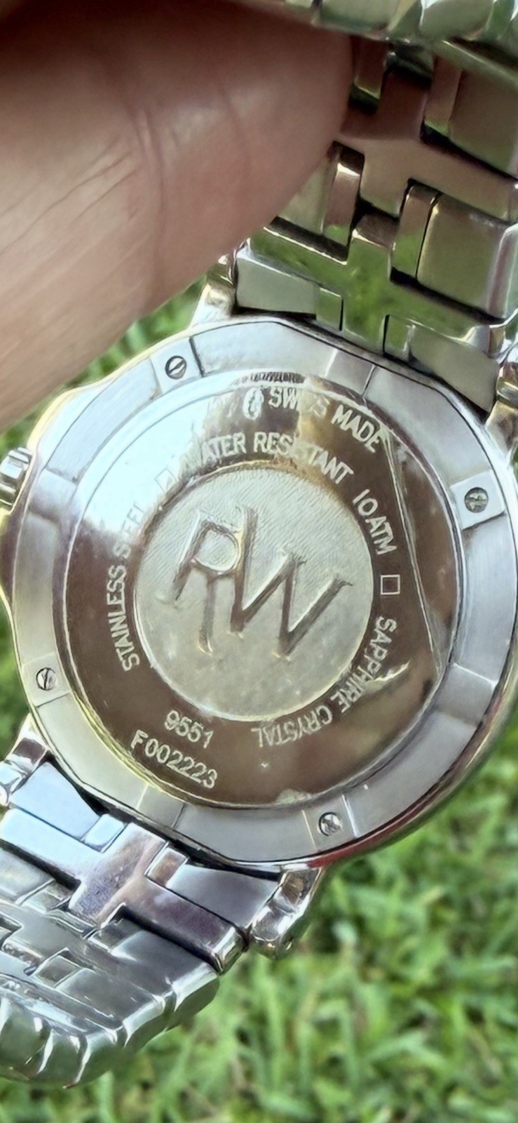Raymond Weil Parsifal Mens Swiss Quartz Bracelet White Roman ,date. New battery