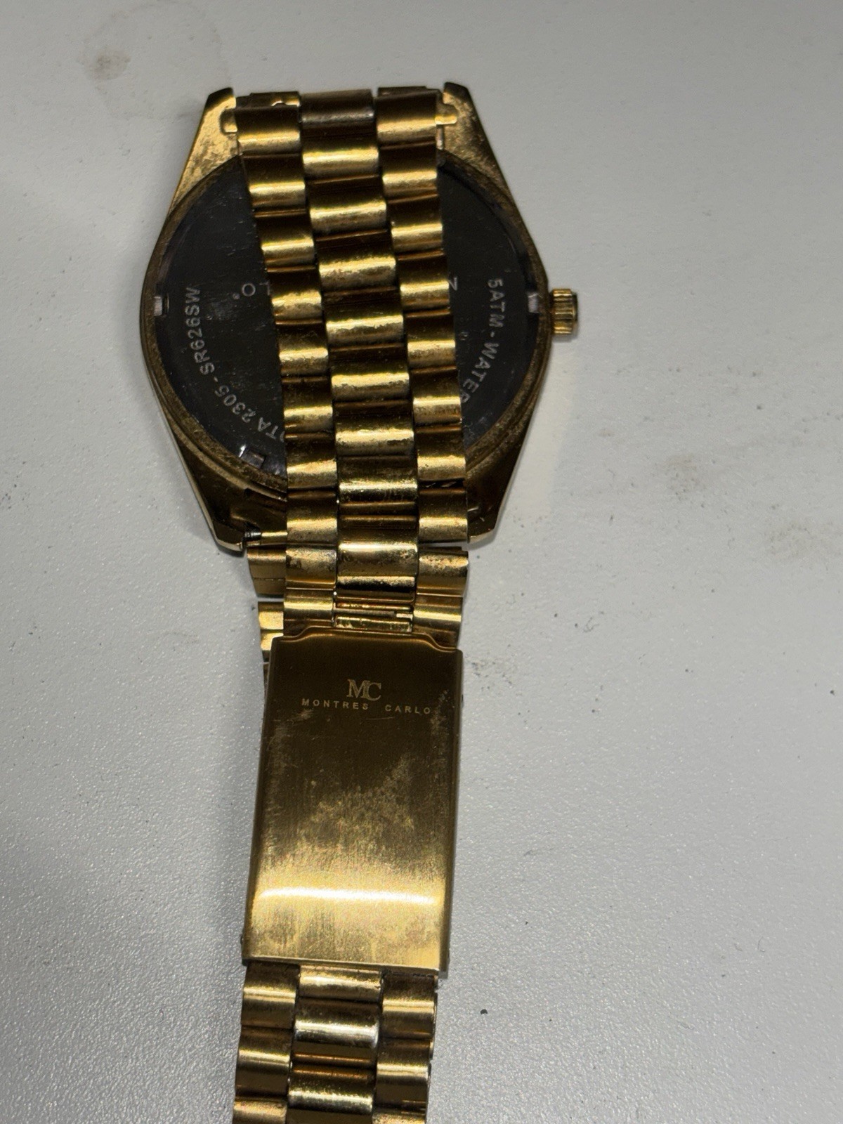 Montres Carlo RX Designer Style Luxury Dress Watch Black Date Dial Crystal Hours