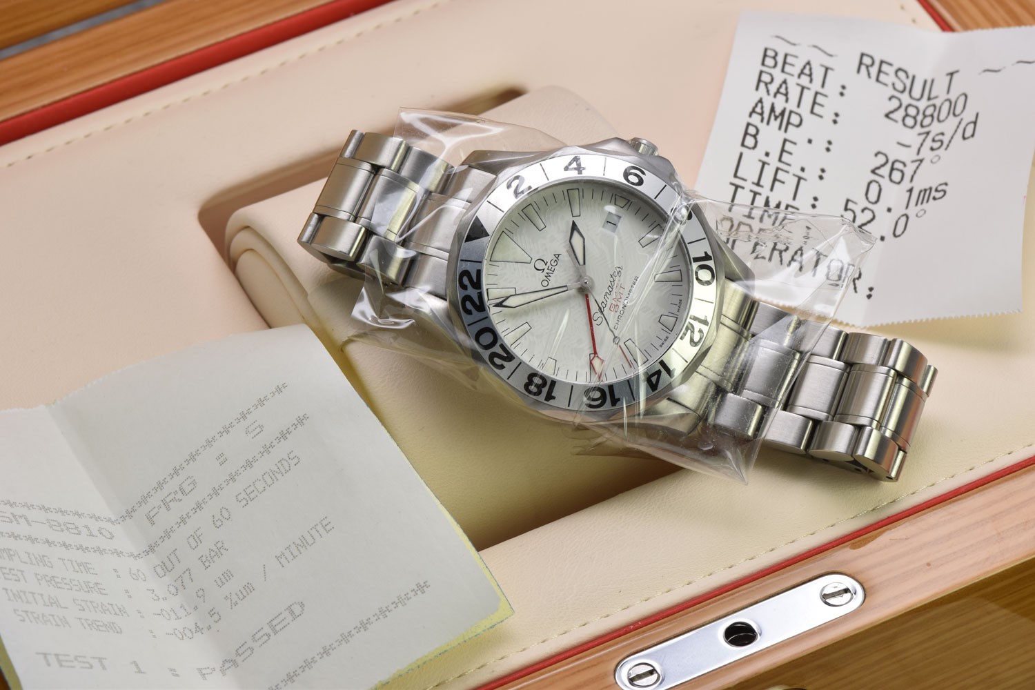 Mens Omega Seamaster GMT “Great White” Chronometer Stainless Steel 41MM 2538.20