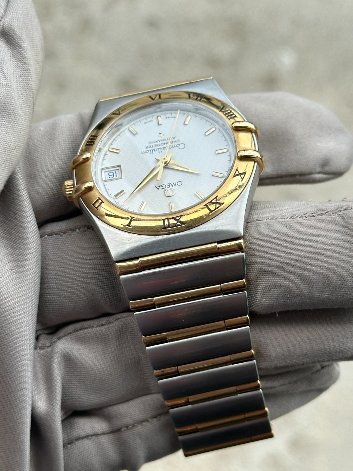 Omega Constellation Automatic Caliber 1120 Steel & Gold 35.5mm Ref. 1202.30.00
