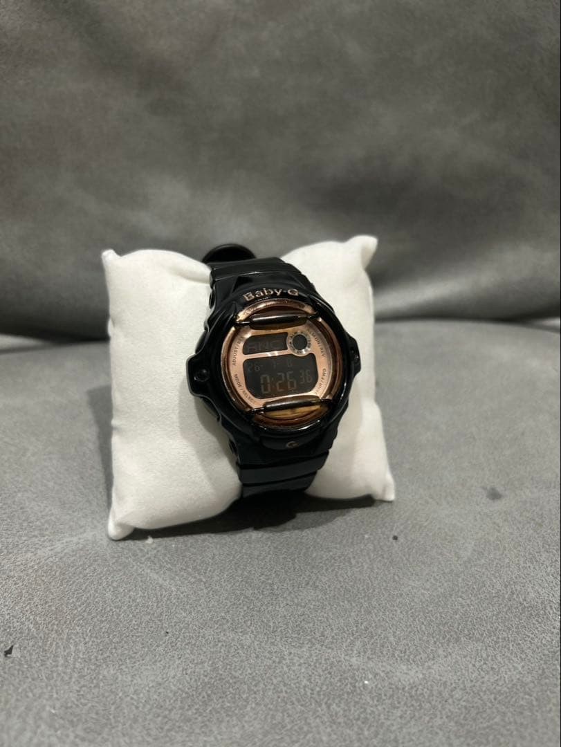 CASIO Baby-G BG-169UG-1JF Digital Watch Black Gold Used