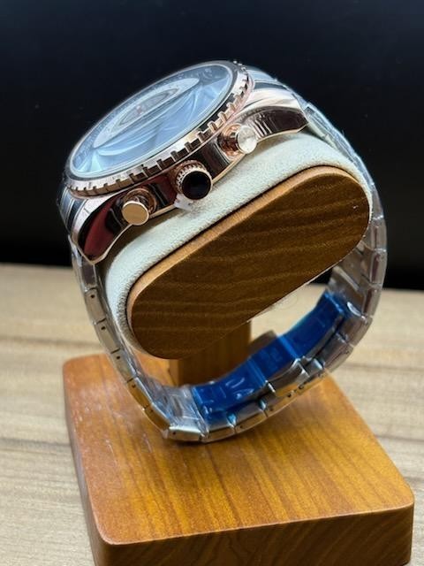 LIGE Men Watch Quartz Date Luminous Chronograph Waterproof Stainless Steel Watch