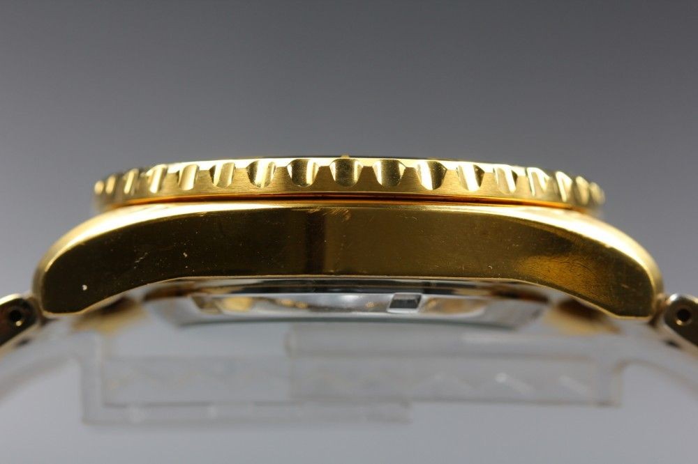 Working item SEIKO 5 Sports SNZF22 7S36 03C0 black gold automatic men s 17274