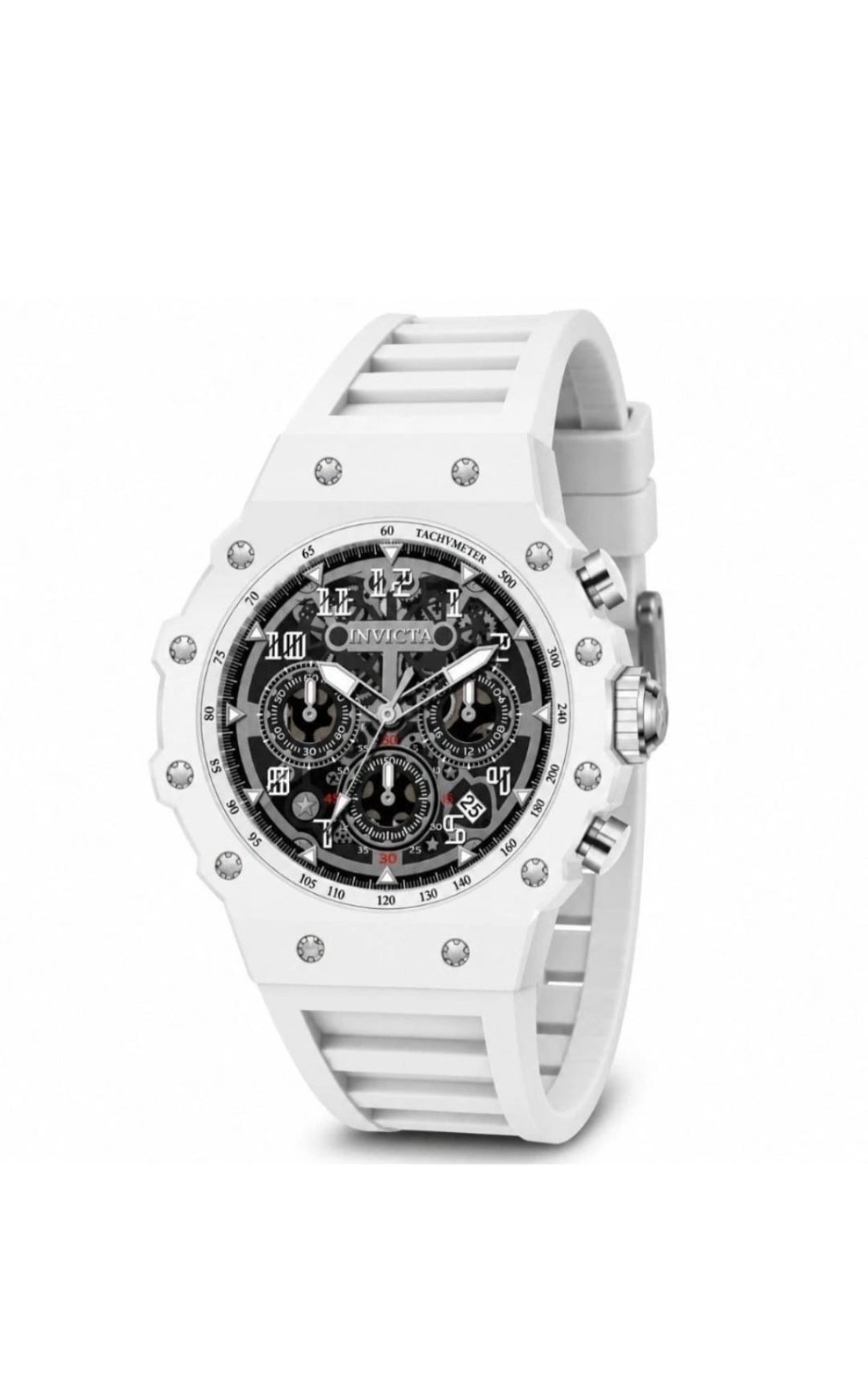 INVICTA All Watches & More Invicta Racing Vaulthan Men’s Watch – 44mm. White (6