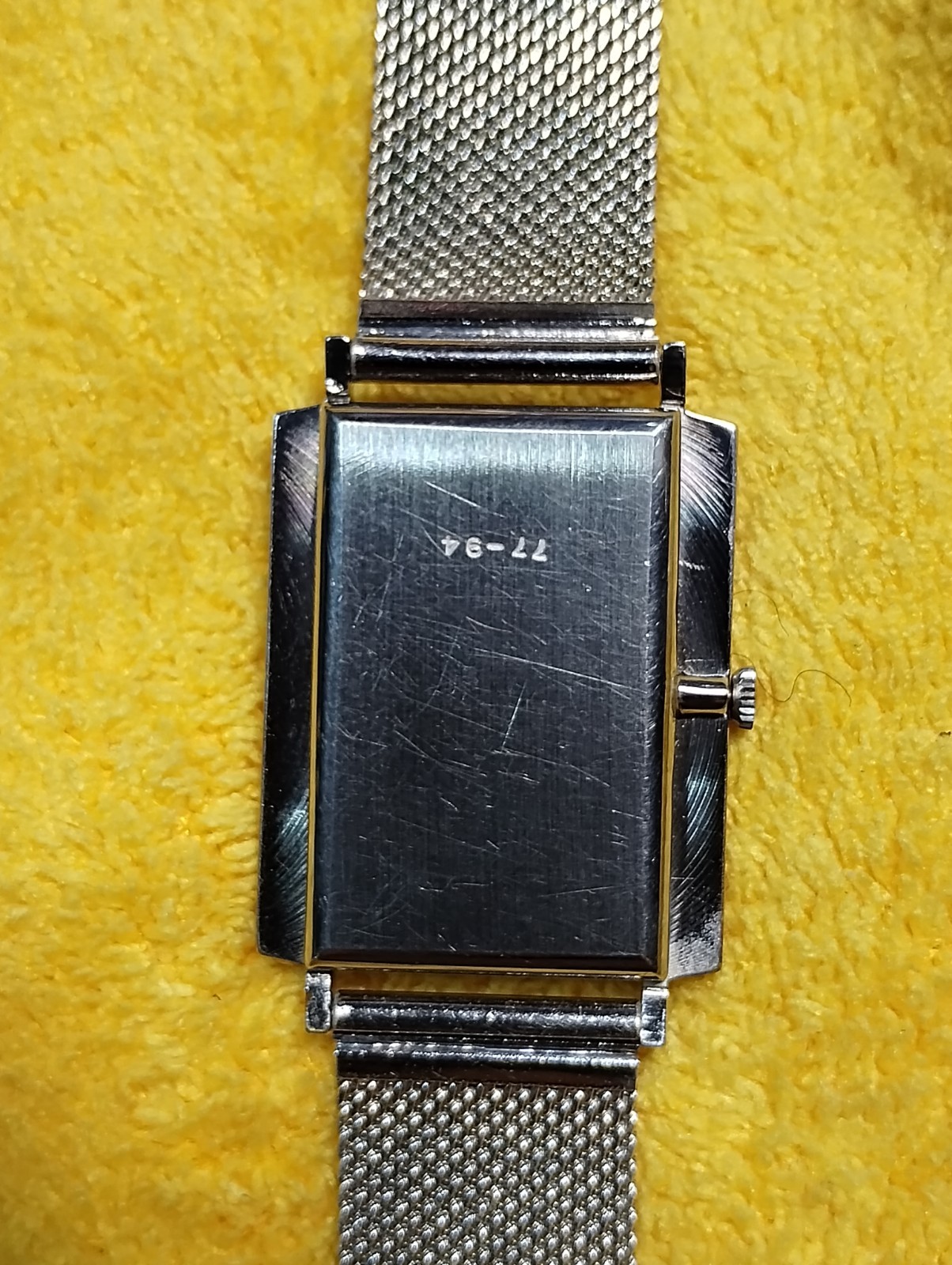 RARE Vintage ROYCE ESKA 17 Jewel Wrist Watch Rhodium Plated