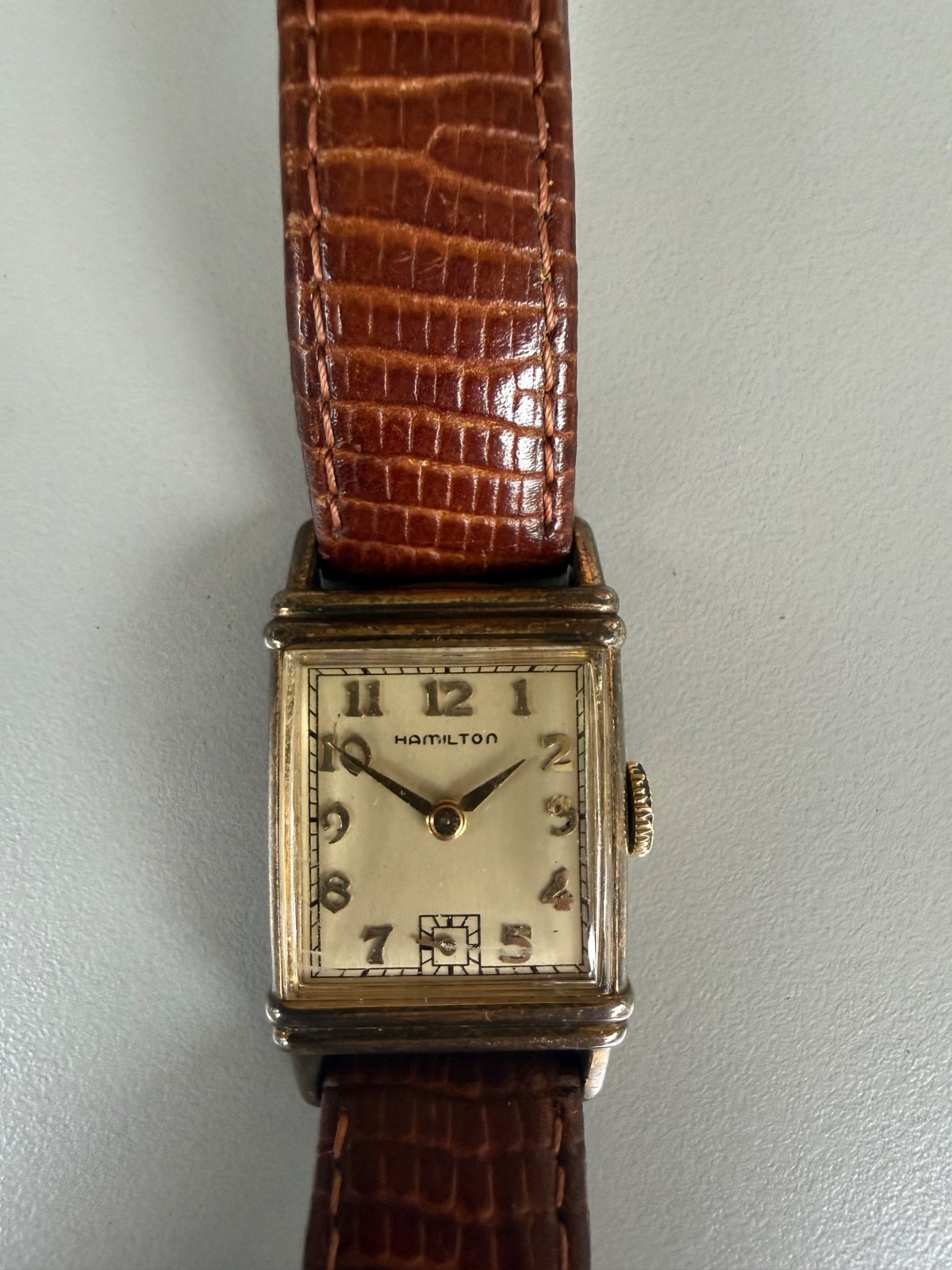Vintage 1940’s/50’s Hamilton Lester 14K GF Men’s 19 Jewel Watch