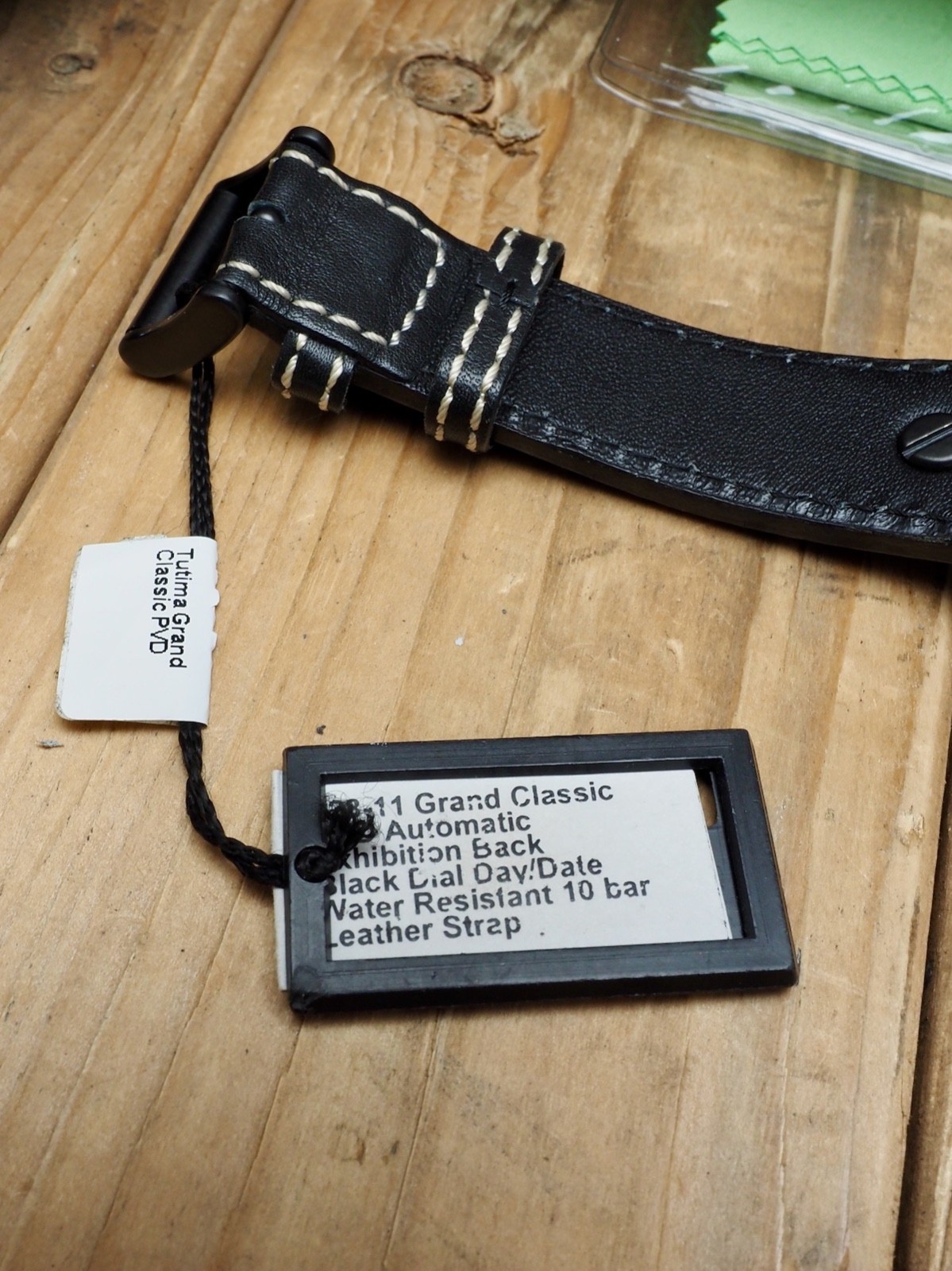 Tutima Grand Classic All Black 628-11 Dealer Display NOS RARE Never Owned Retail