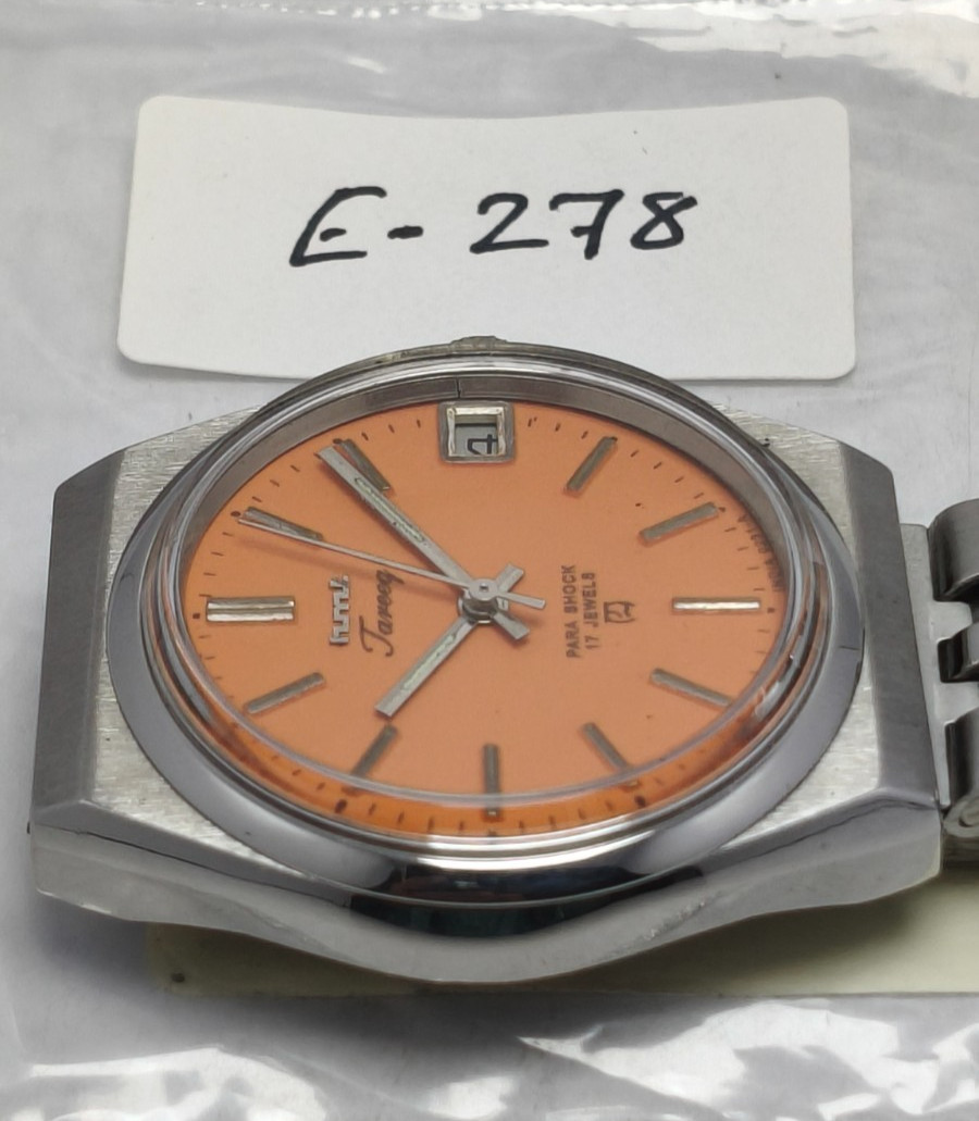 HMT Tareeq 17J Hand Winding Date Wrist Watch For Men’s In Working Condition