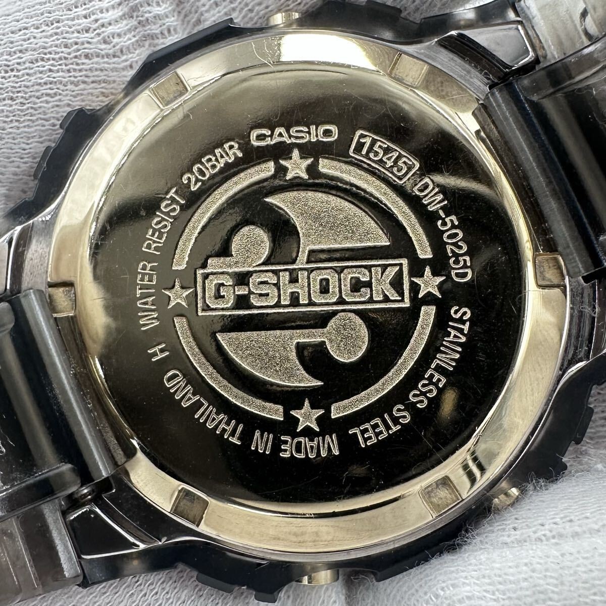 Casio G-Shock DW-5025D-8JF 25th Anniversary Ocean Gray Mirror LCD Watch