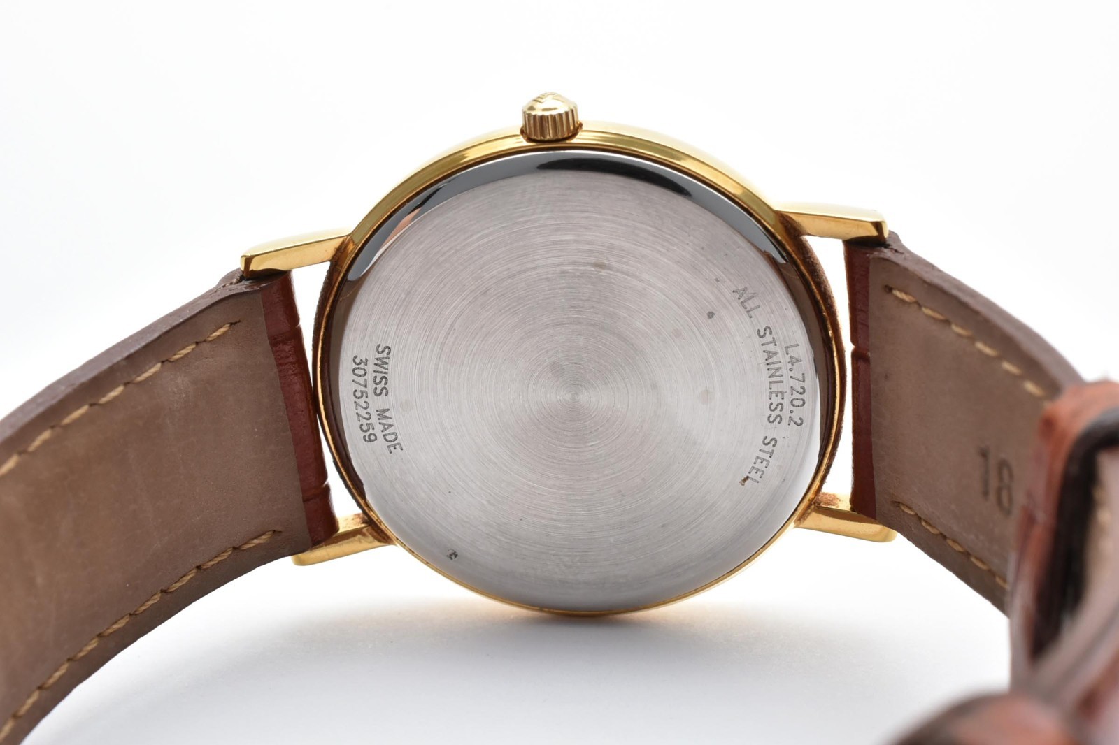 ▶️ LONGINES Grandes Classiques L4.720.2 Quartz Gold Date 33mm Men’s Watch Swiss